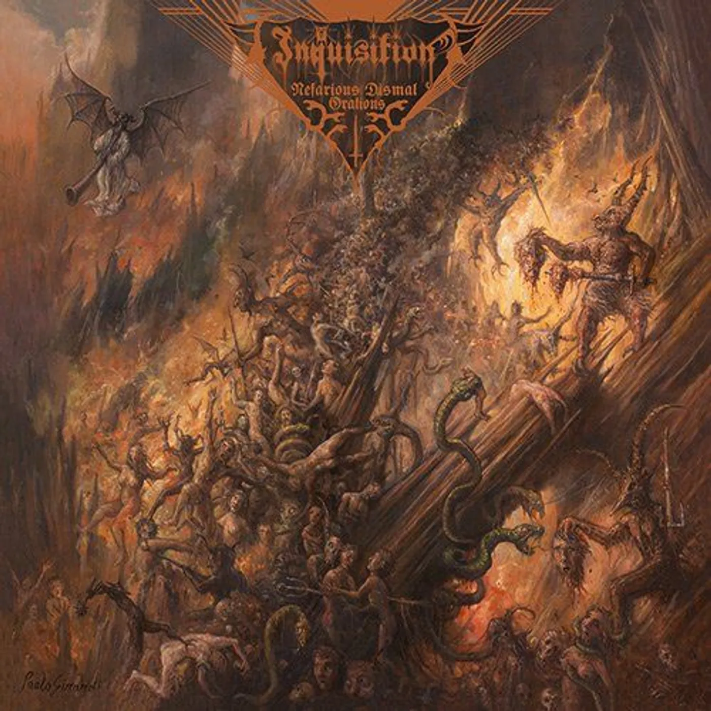 Inquisition NEFARIOUS DISMAL ORATIONS Vinyl Record