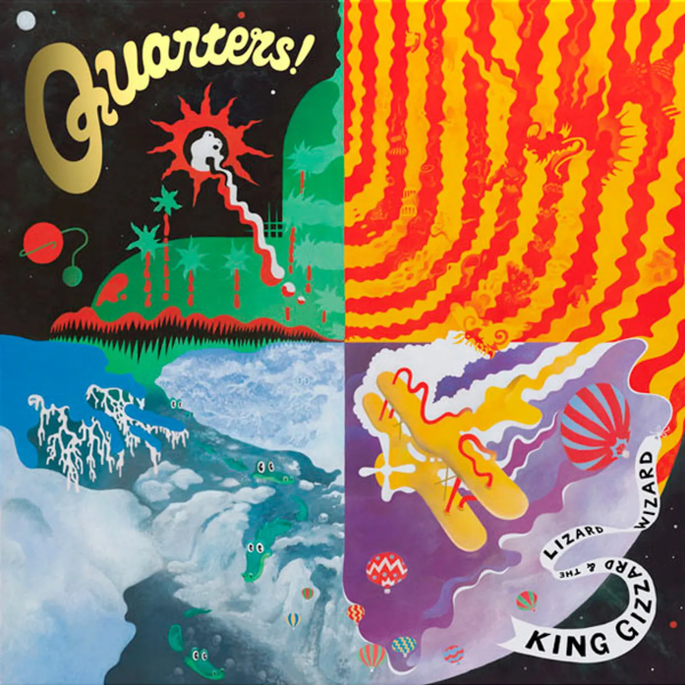 King Gizzard & The Lizard Wizard Quarters! Vinyl Record