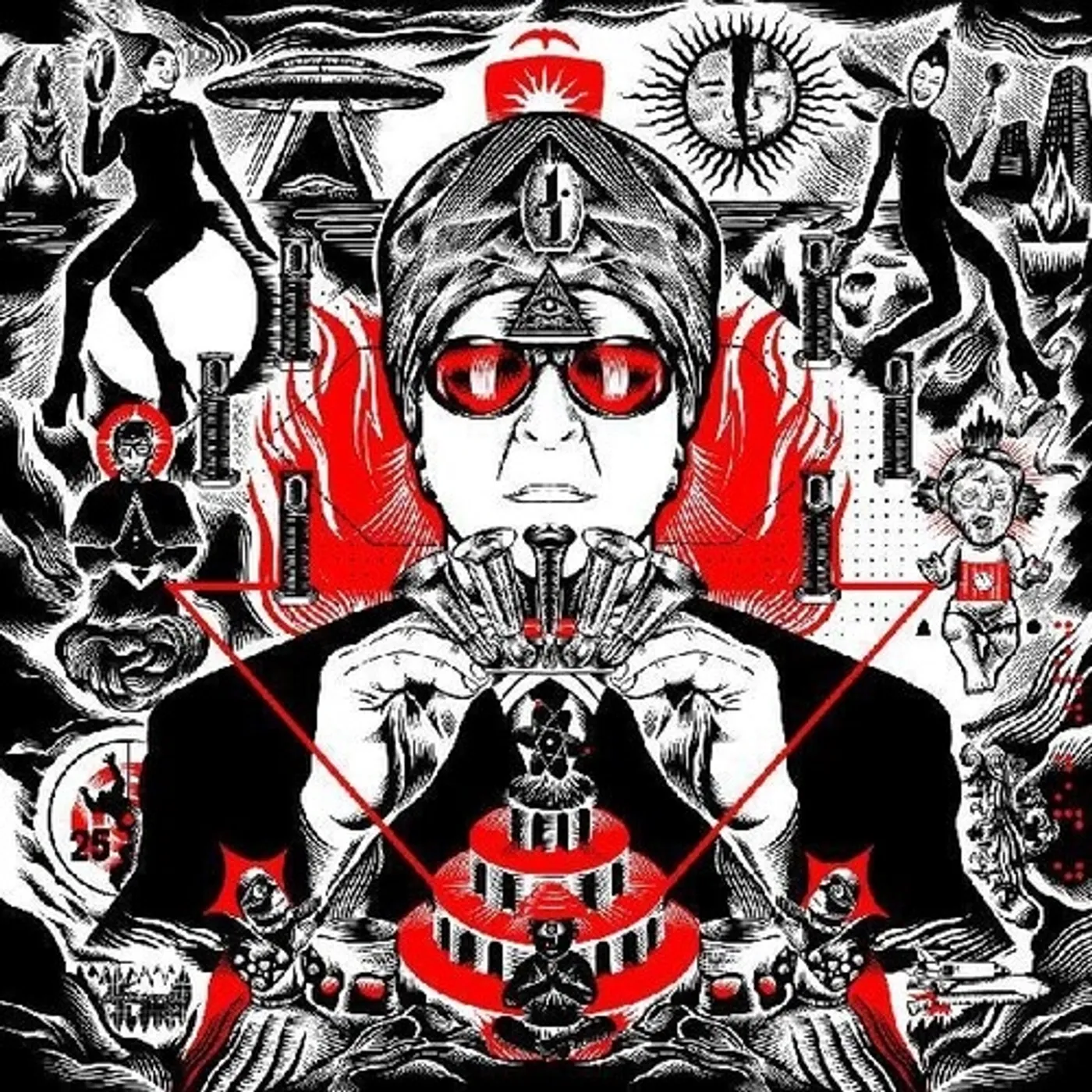 DEVO's Gerald V. Casale AKA JIHAD JERRY & THE EVILDOERS (RED VINYL) Vinyl Record