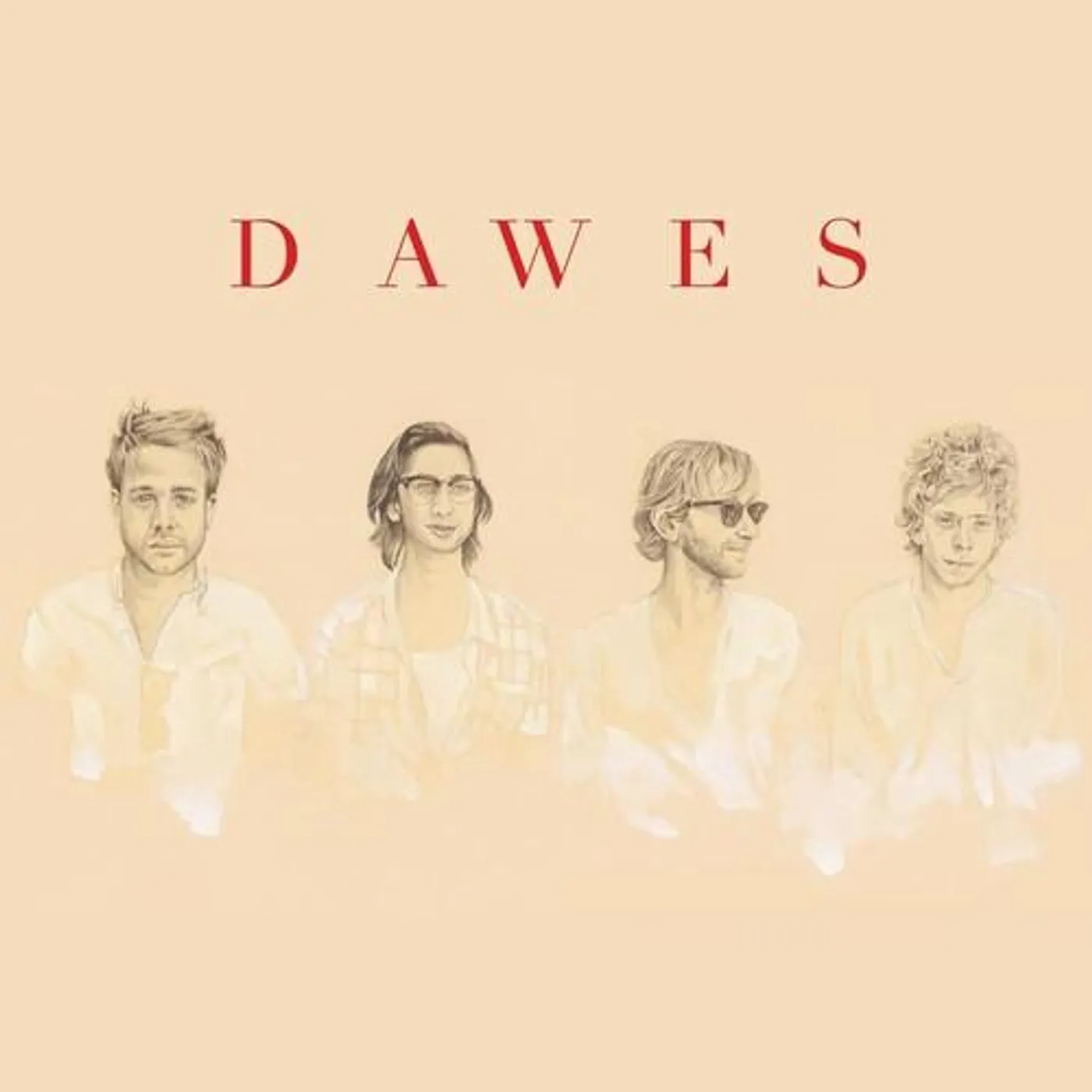 Dawes NORTH HILLS (TRANSLUCENT RED VINYL/2LP) Vinyl Record