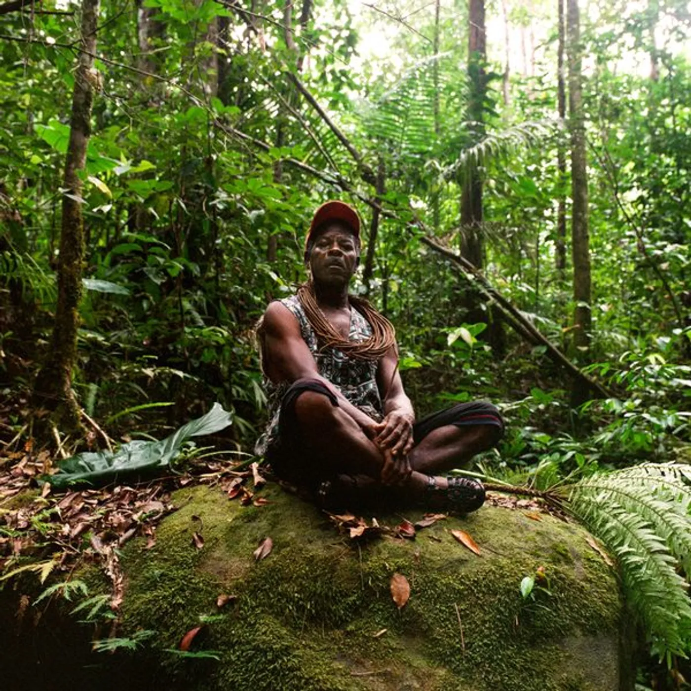 Polobi & the Gwo Ka Masters Abri Cyclonique (Green) Vinyl Record