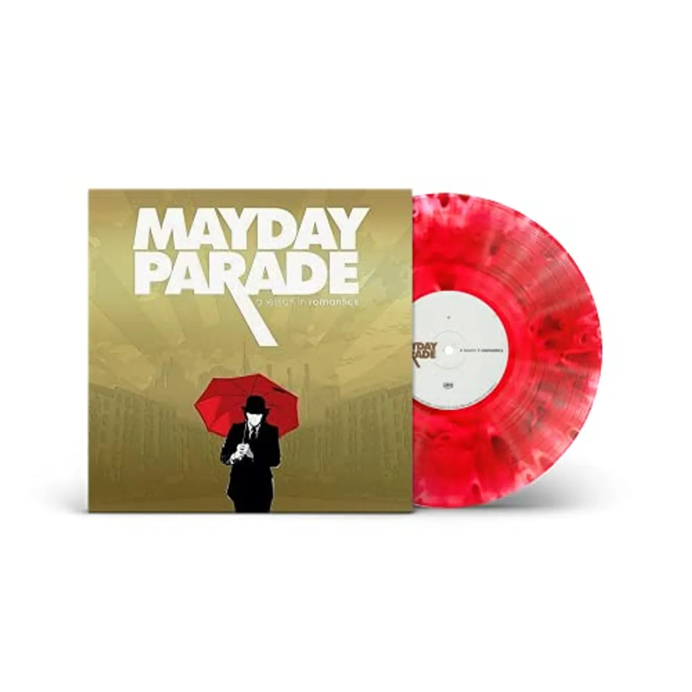 Mayday Parade LESSON IN ROMANTICS (ANNIVERSARY EDITION/RED W/ BLACK CLOUD VINYL) Vinyl Record