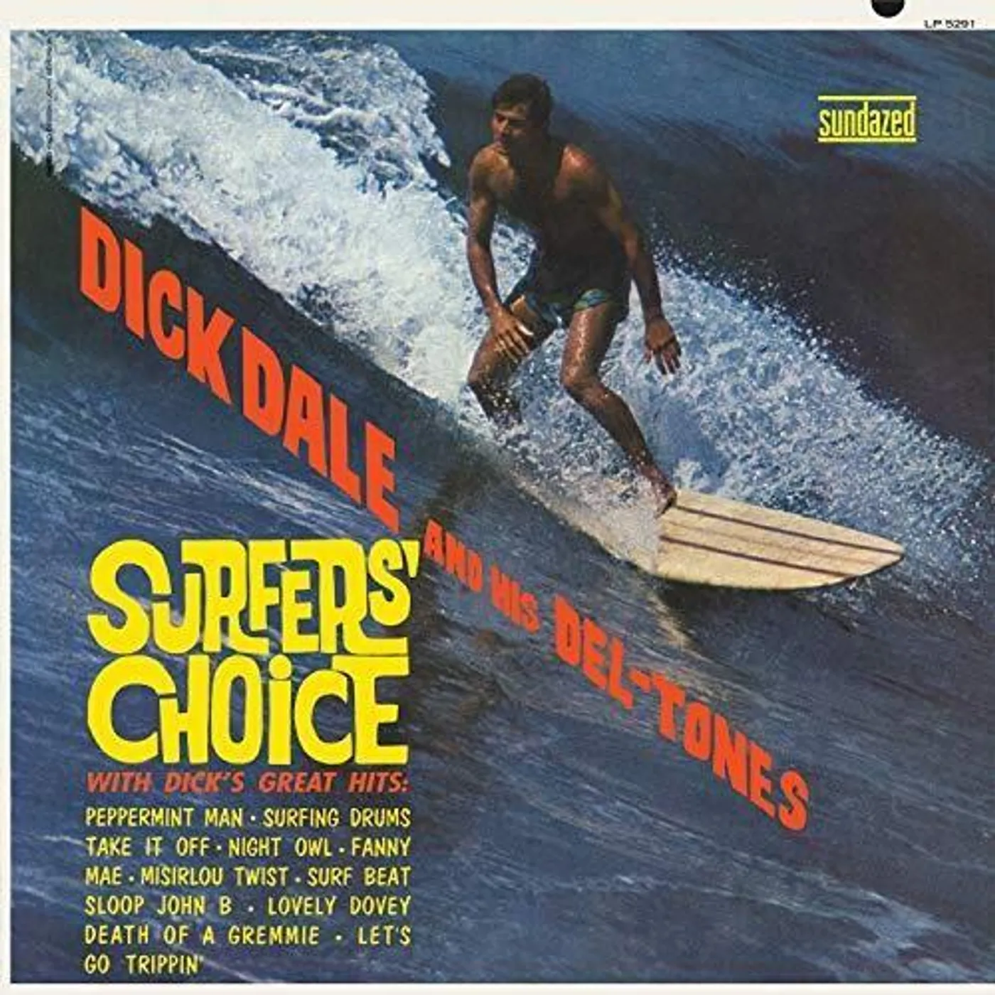Dick Dale & His Del-Tones 480930 SURFERS' CHOICE (GOLD VINYL) Vinyl Record