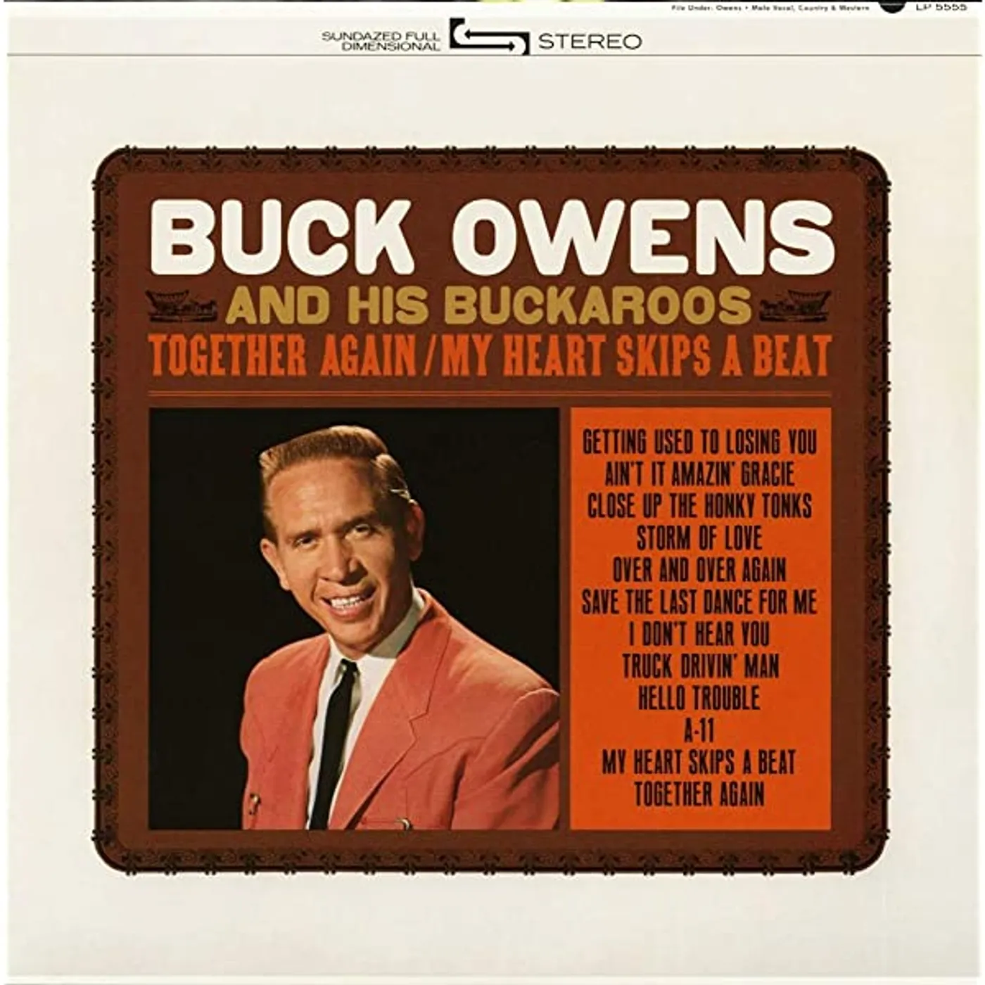 Buck Owens And His Buckaroos TOGETHER AGAIN / MY HEART SKIPS A BEAT (GOLD VINYL) Vinyl Record