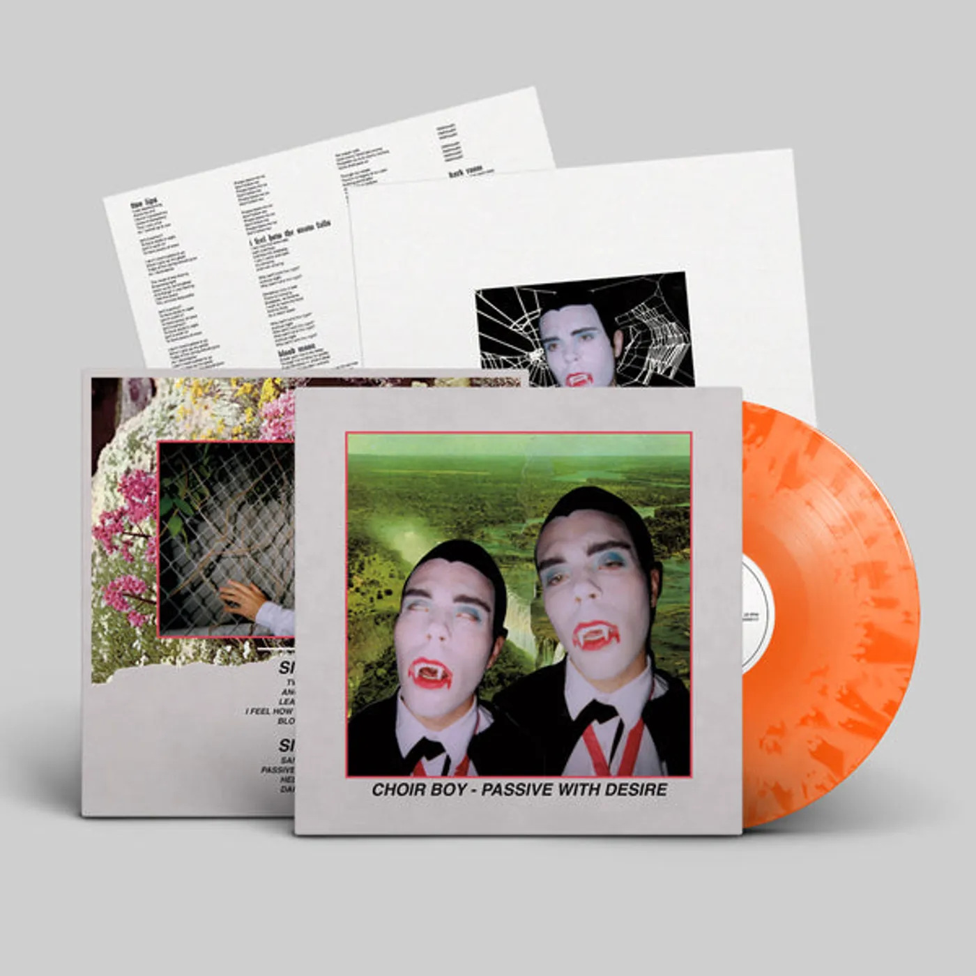 Choir Boy PASSIVE WITH DESIRE (CLOUDY ORANGE VINYL) Vinyl Record