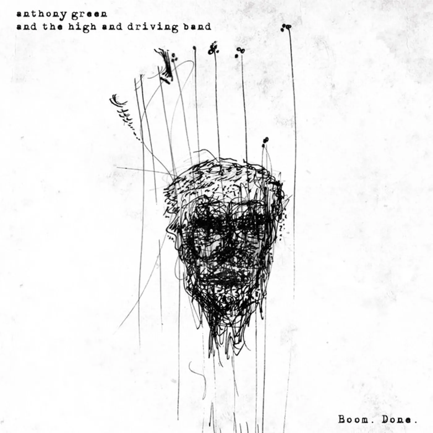 Anthony Green Boom. Done. (Clear w/ Red Splatter) Vinyl Record