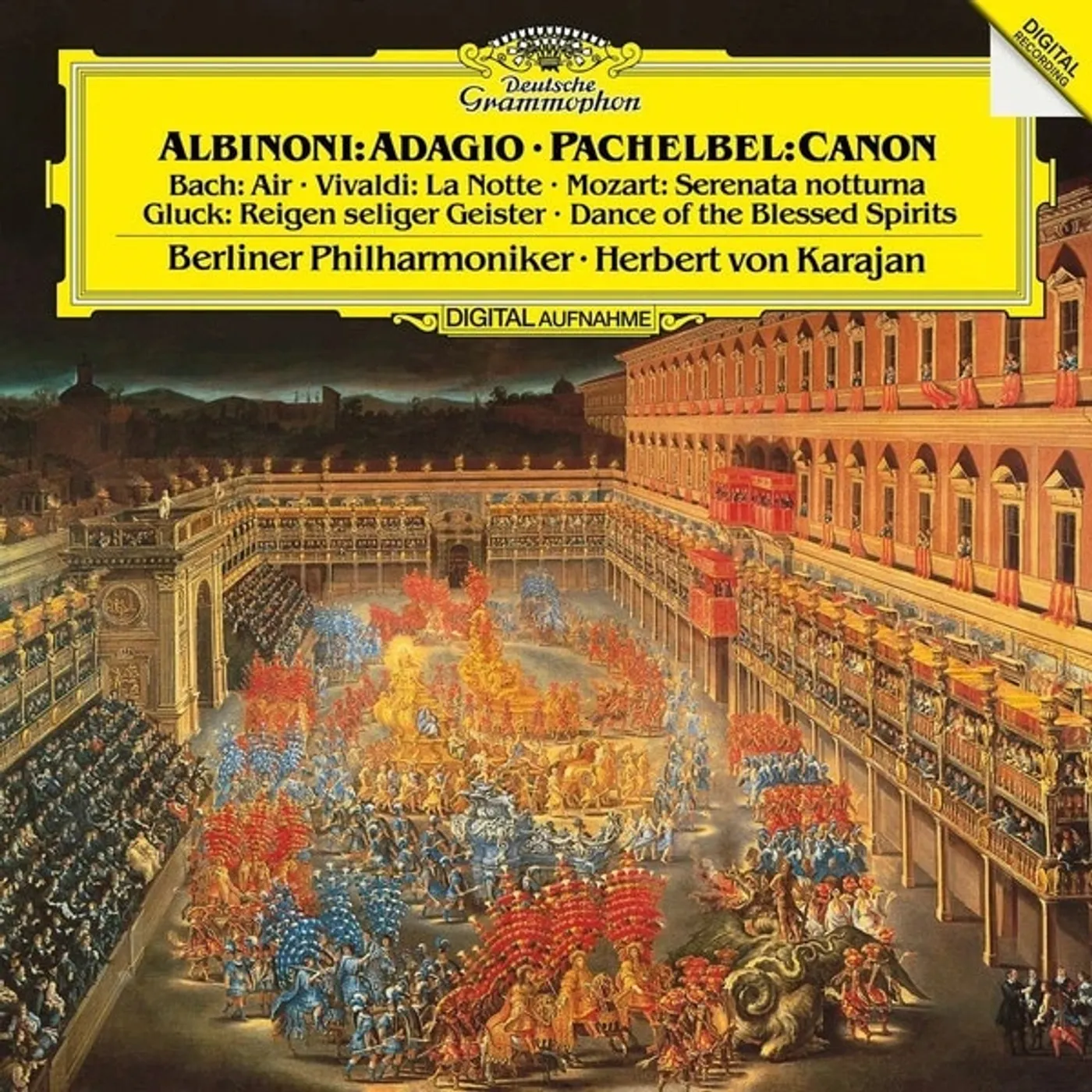 KARAJAN / BERLINER PHILHARMONIKER ALBINONI: ADAGIO /  PACHELBEL: CANON / BACH: AIR: VIVALDI: LA NOTTE / MOZ Vinyl Record