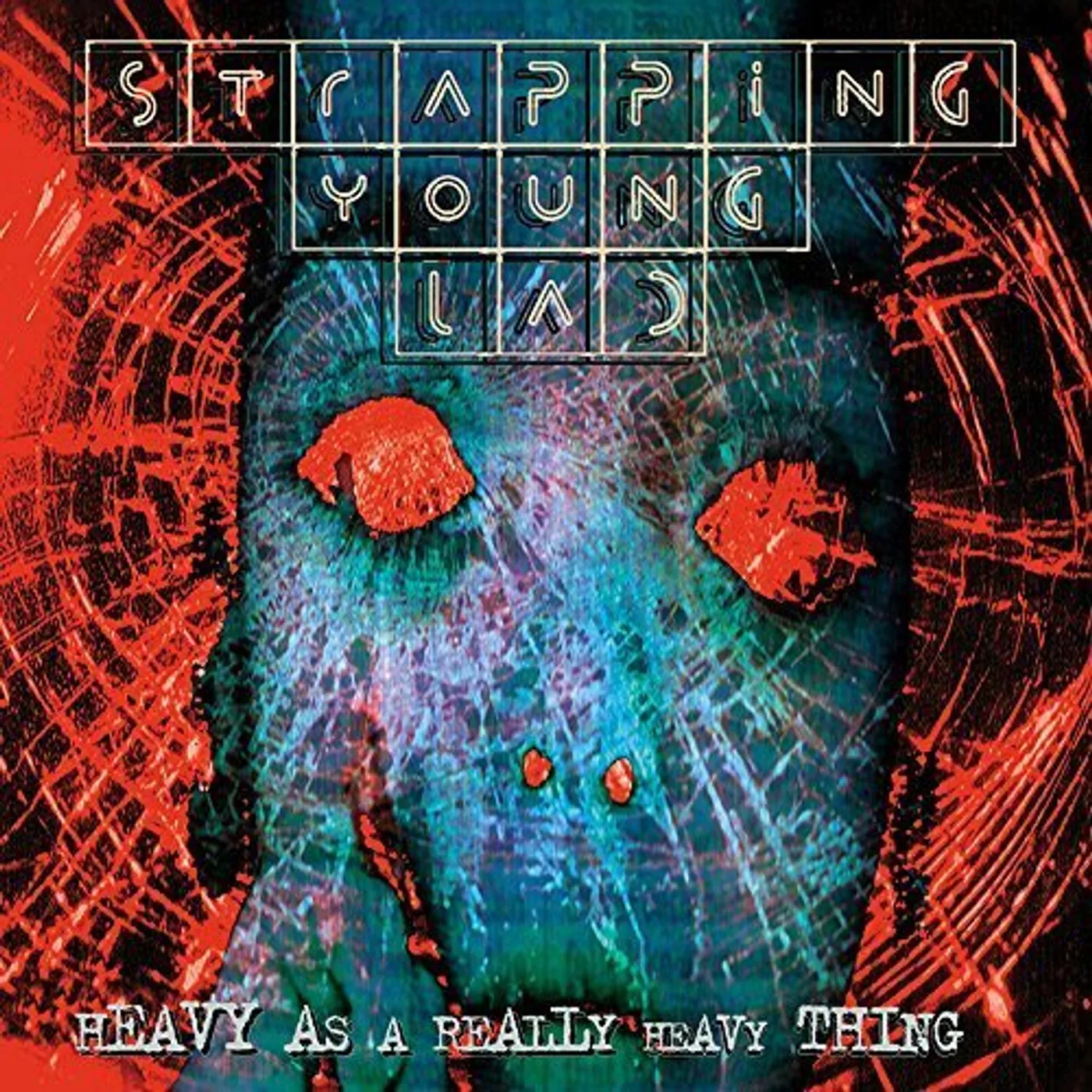 Strapping Young Lad HEAVY AS A REALLY HEAVY THING (TRANSPARENT BLUE VINYL) Vinyl Record