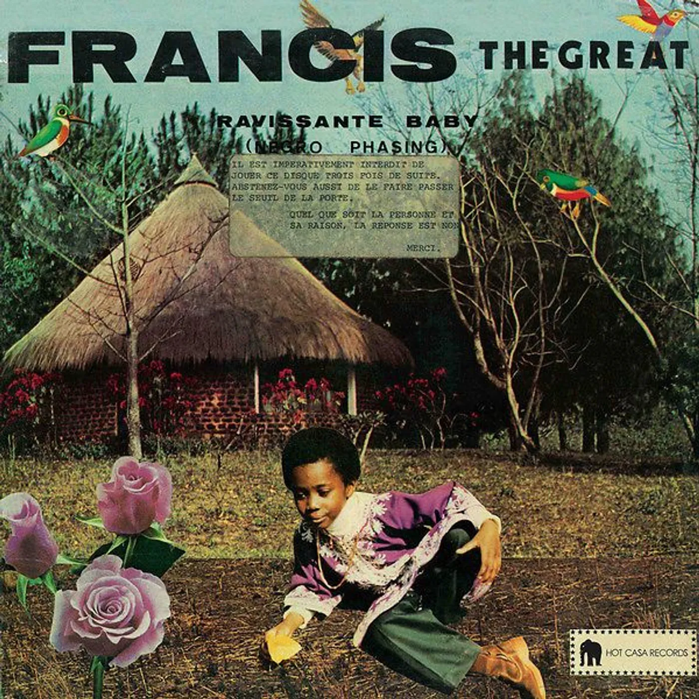 Francis The Great Ravissante Baby Vinyl Record