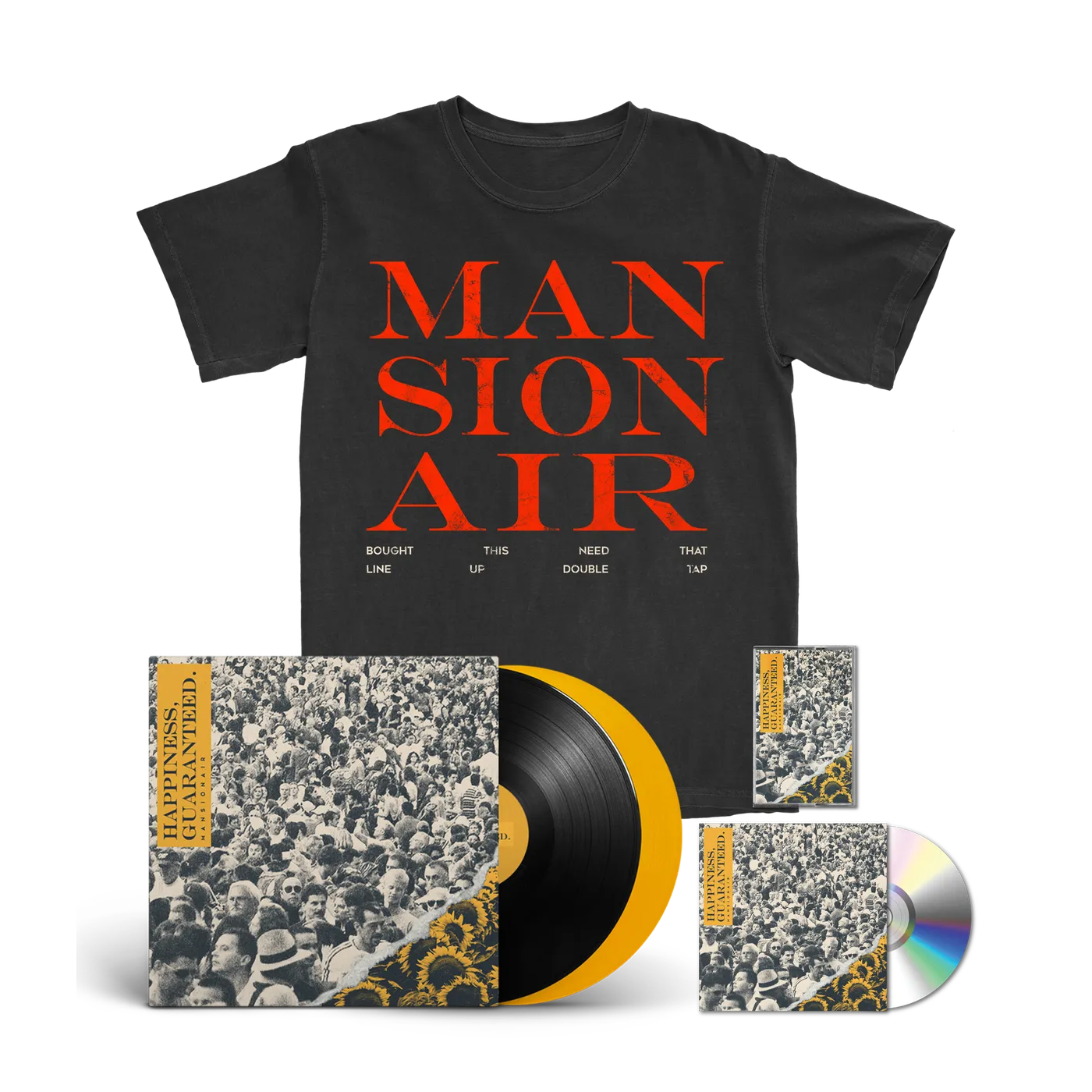 Mansionair | Double Tap T-Shirt + Music Bundle