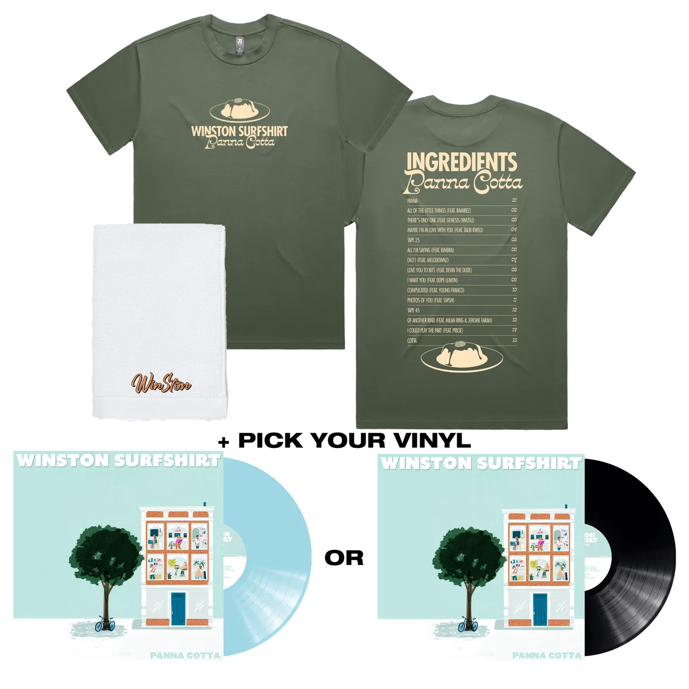 Winston Surfshirt | Cypress Merch Bundle