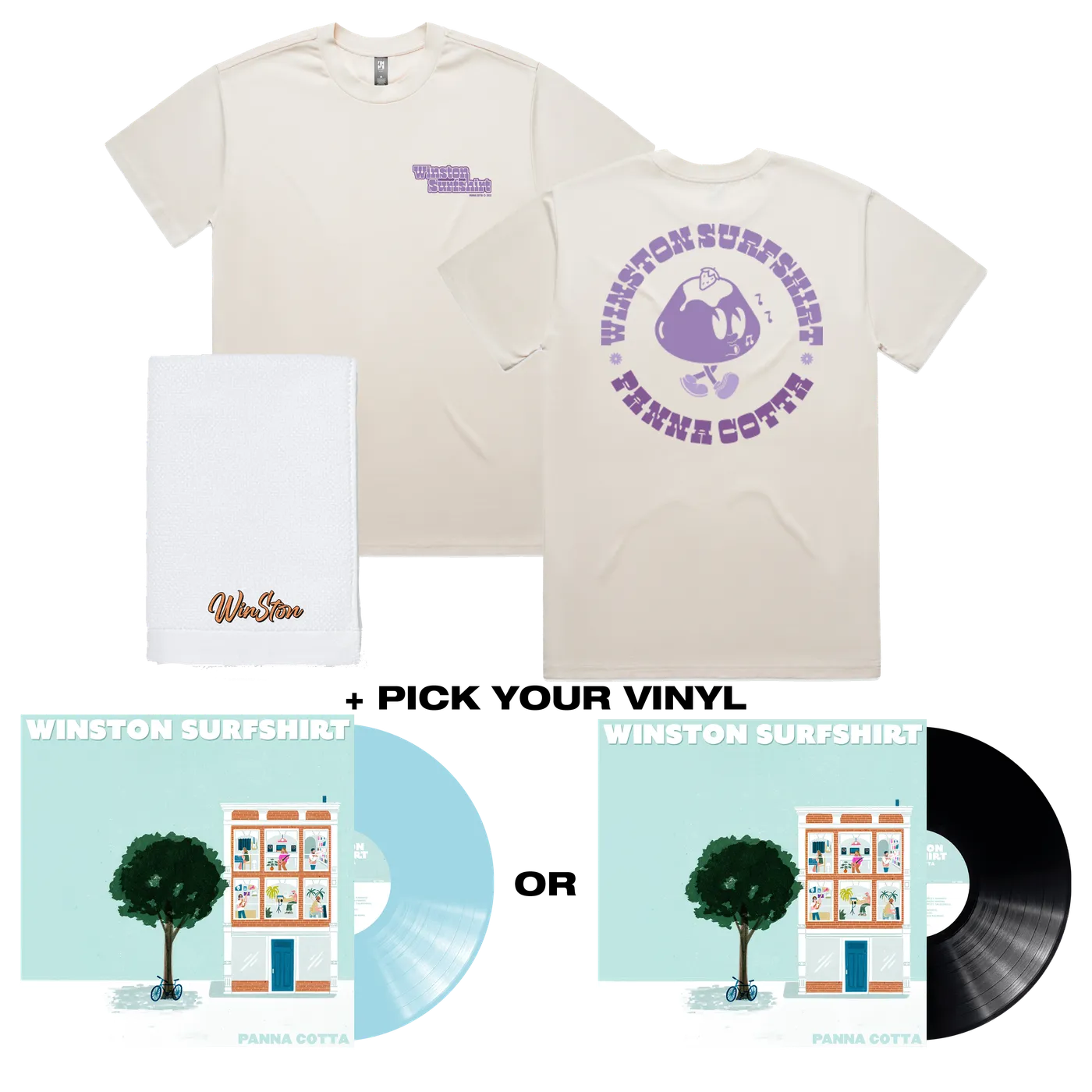 Winston Surfshirt | Ecru Merch Bundle