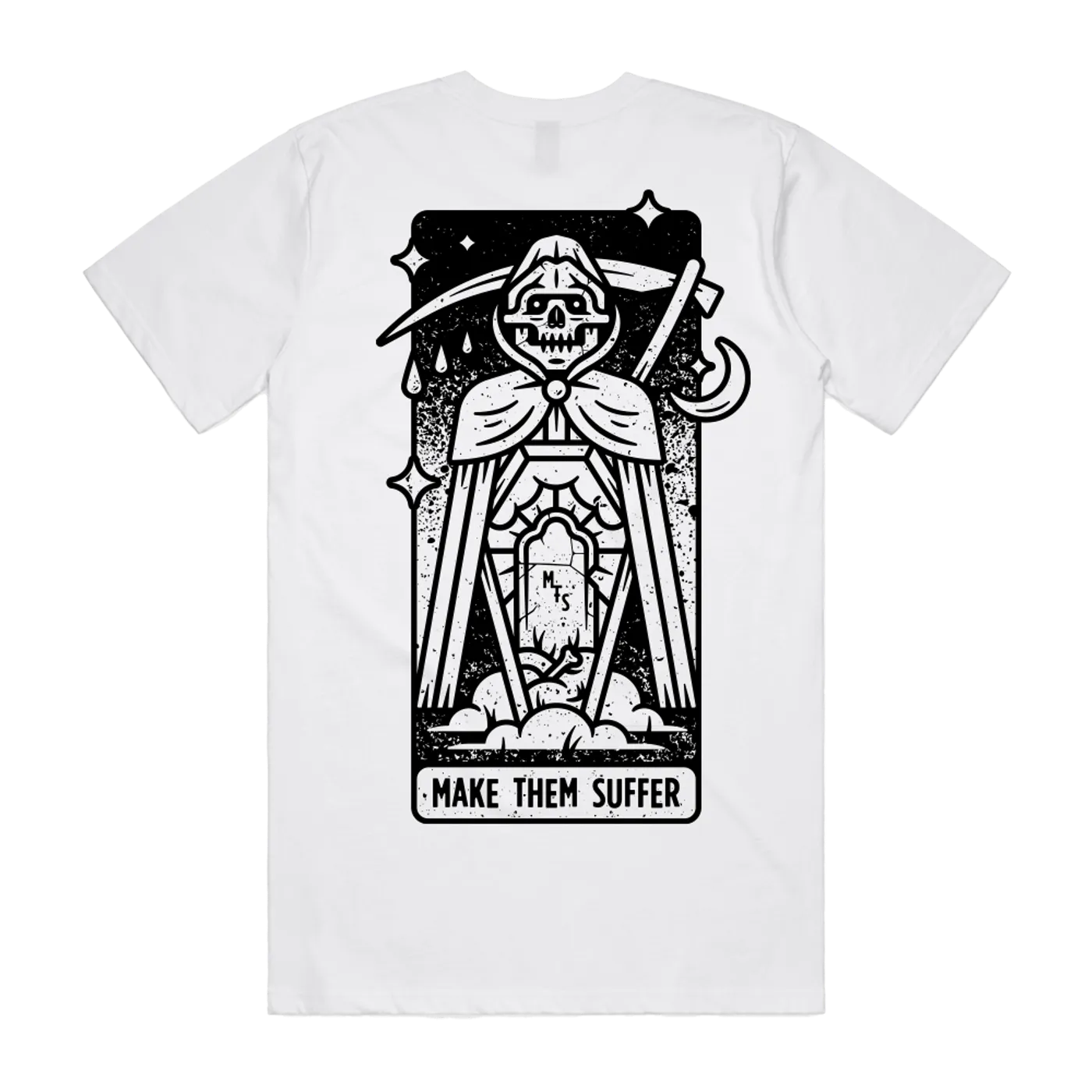 Make Them Suffer | Coffin T-Shirt (White)