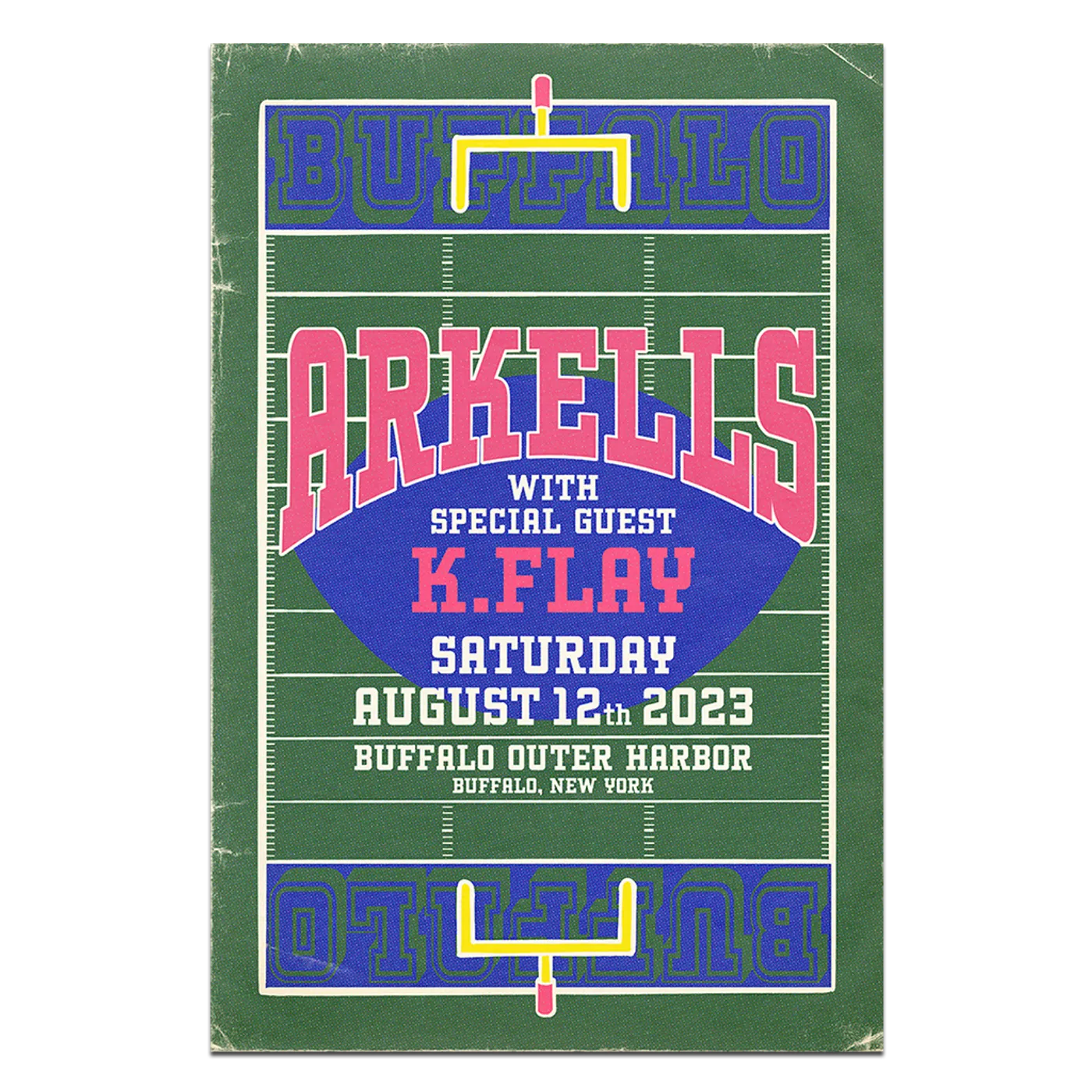 Arkells Buffalo, NY Outer Harbor Poster August 12, 2023