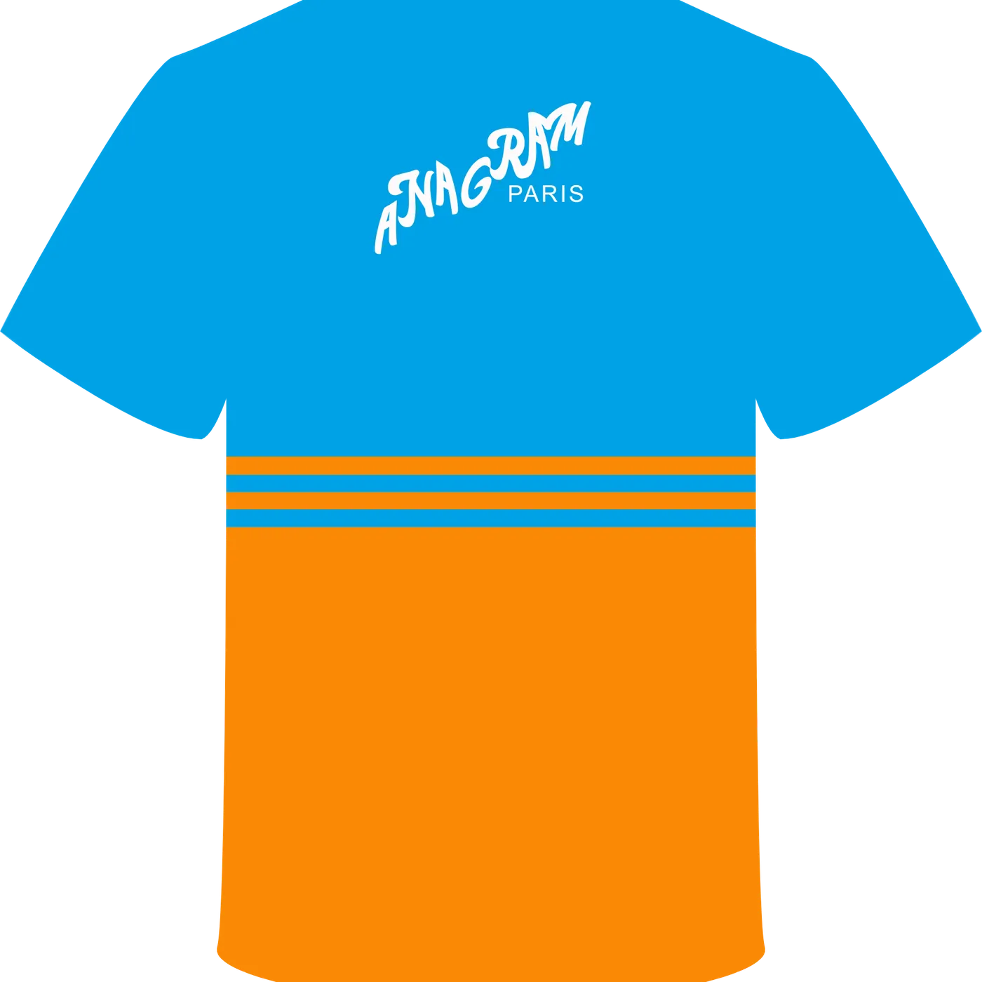 Martin Joey Dine T-Shirt Anagram bleu/orange