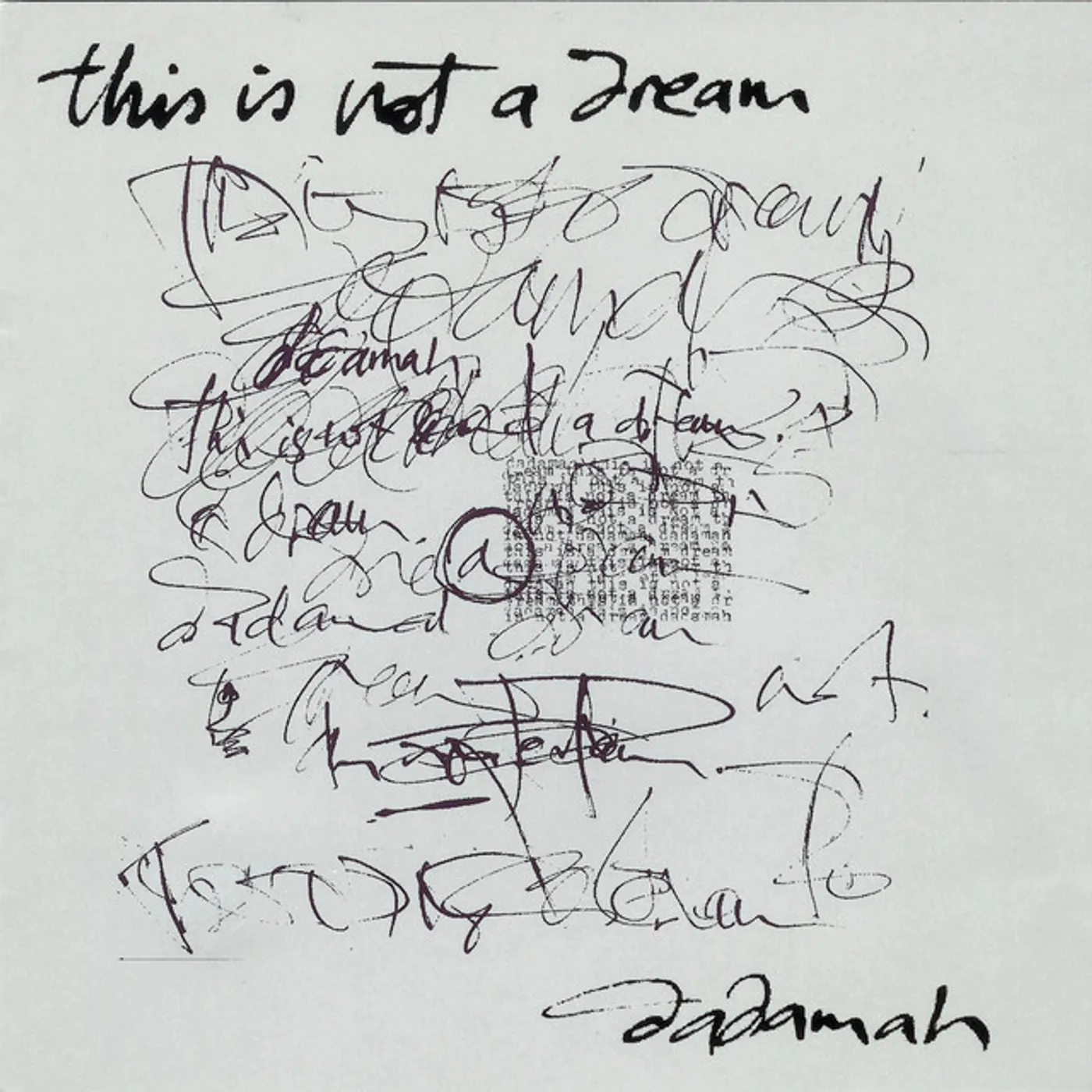 Dadamah This Is Not a Dream Vinyl Record