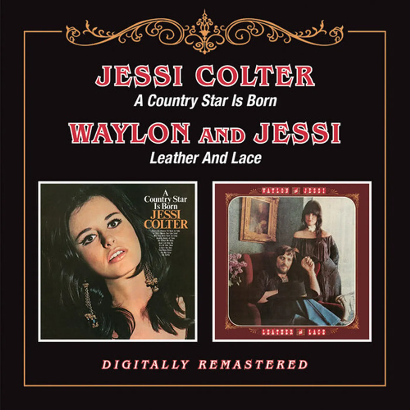 Jessi Colter COUNTRY STAR IS BORN / LEATHER & LACE CD