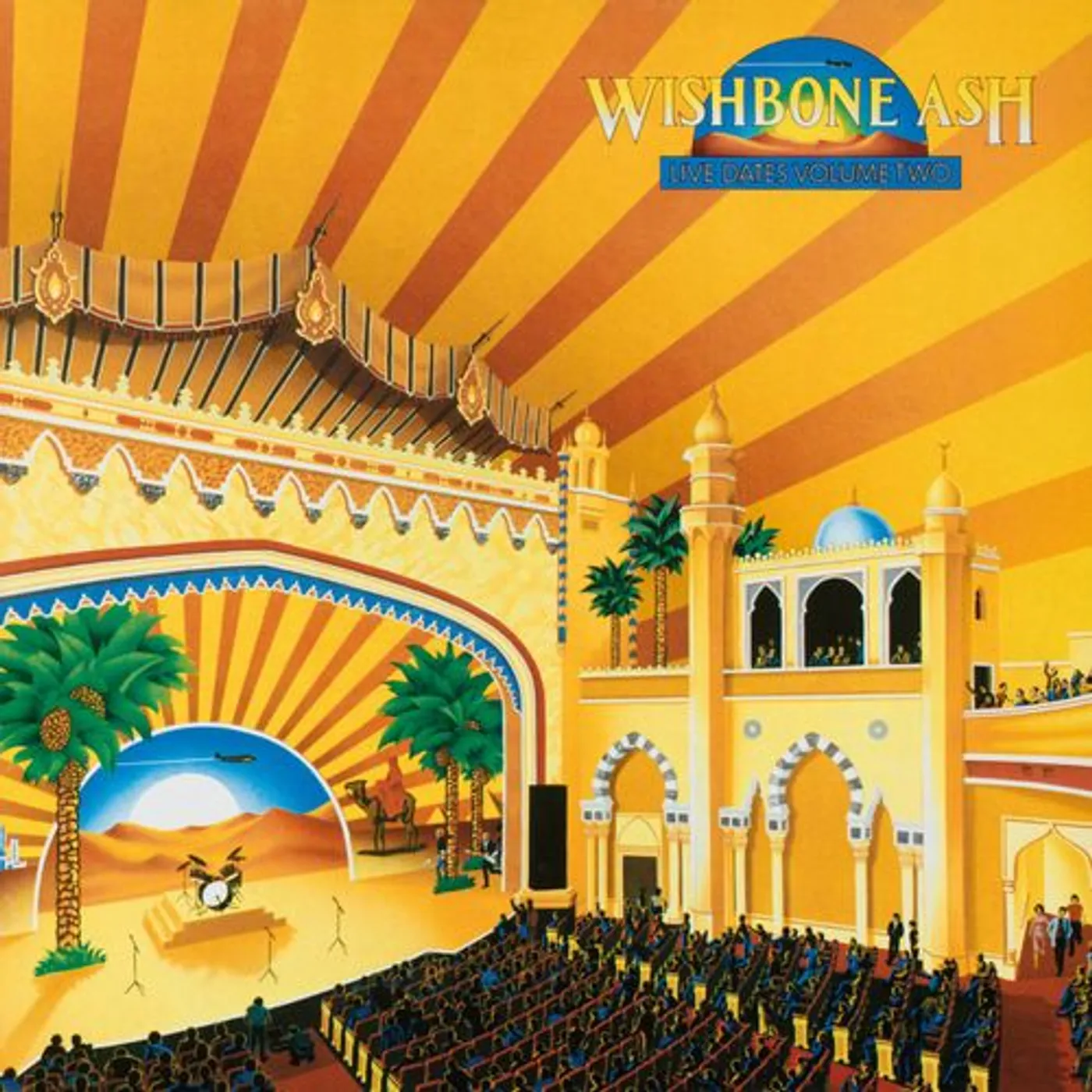Wishbone Ash LIVE DATES II (OPAQUE YELLOW & BLUE VINYL) Vinyl Record