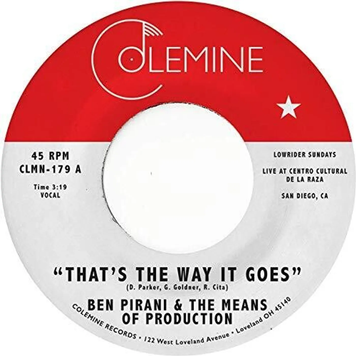 Ben Pirani That's The Way It Goes Vinyl Record
