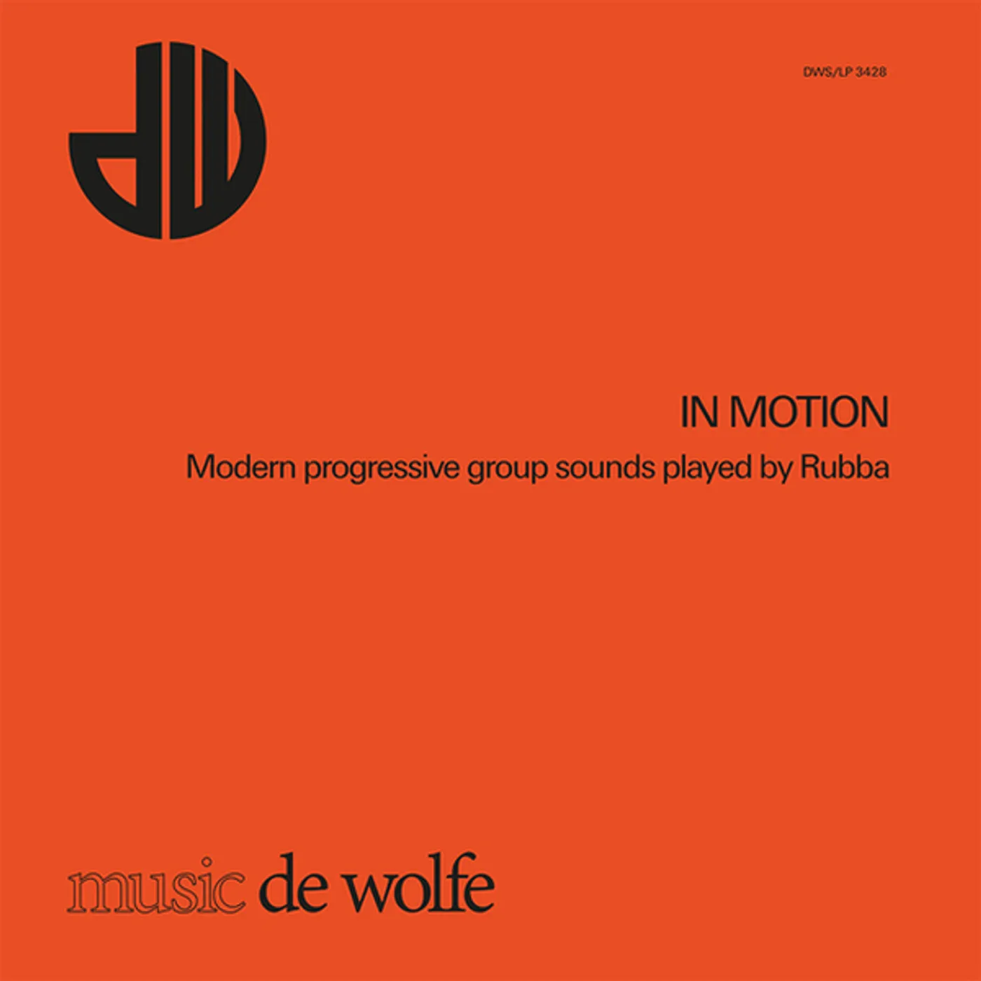 Rubba IN MOTION: MODERN PROGRESSIVE GROUP SOUNDS PLAYED Vinyl Record