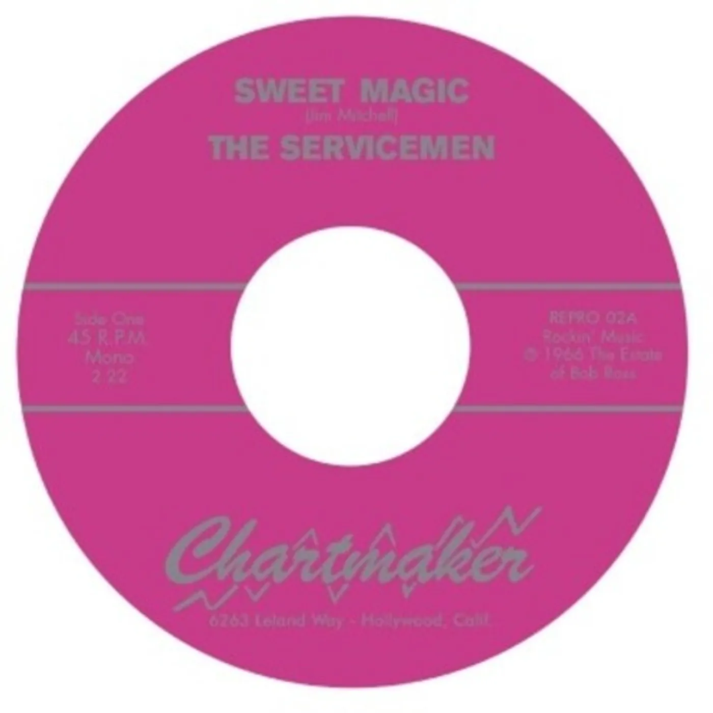 The Servicemen SWEET MAGIC / CONNIE Vinyl Record