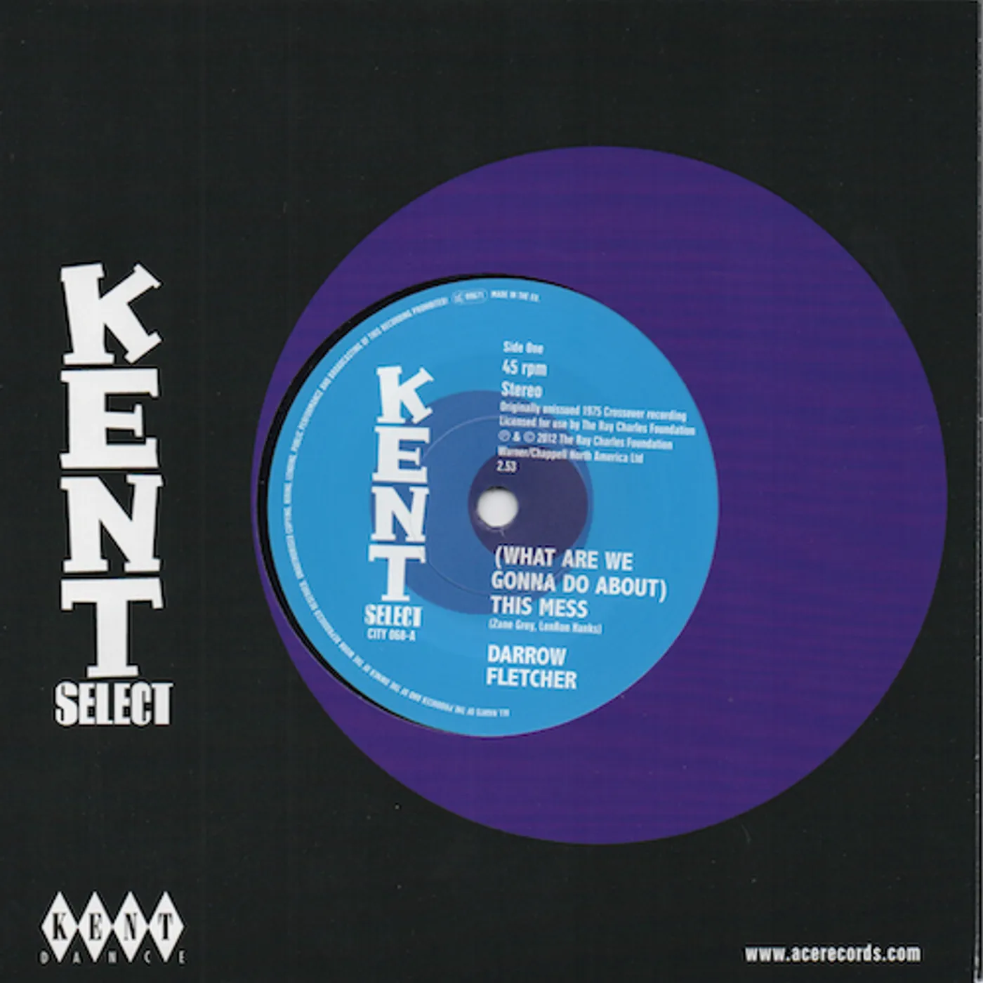 Darrow Fletcher (WHAT ARE WE GONNA DO ABOUT) THIS MESS / HONEY CAN Vinyl Record