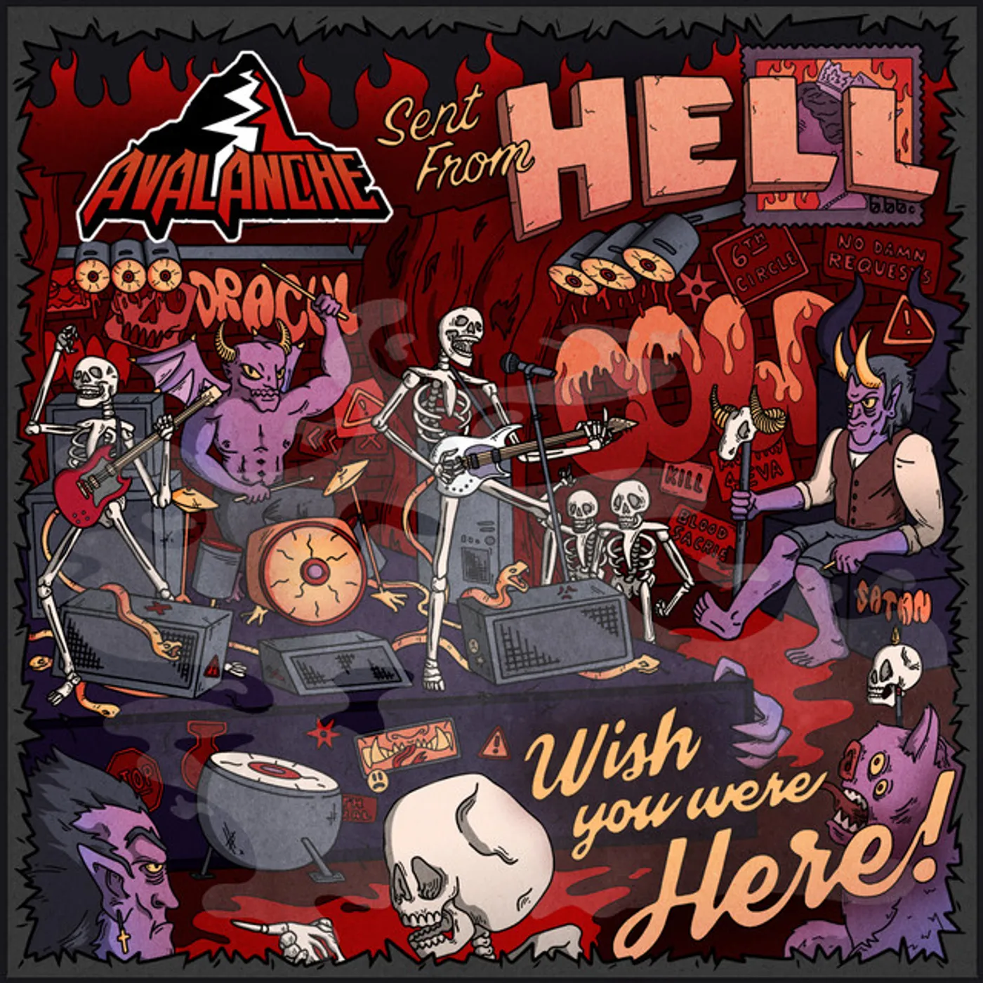 Avalanche SENT FROM HELL CD