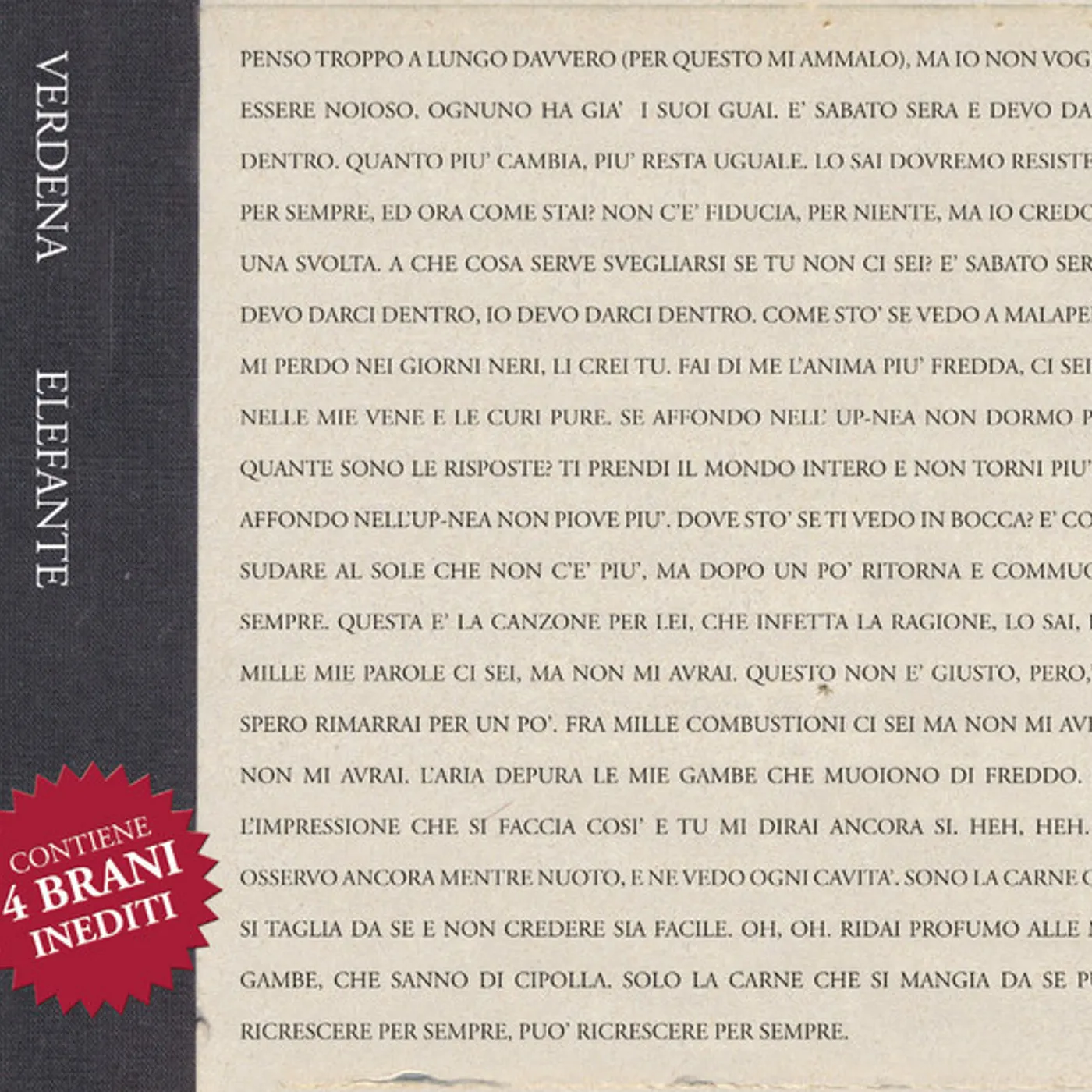 Verdena Elefante Vinyl Record