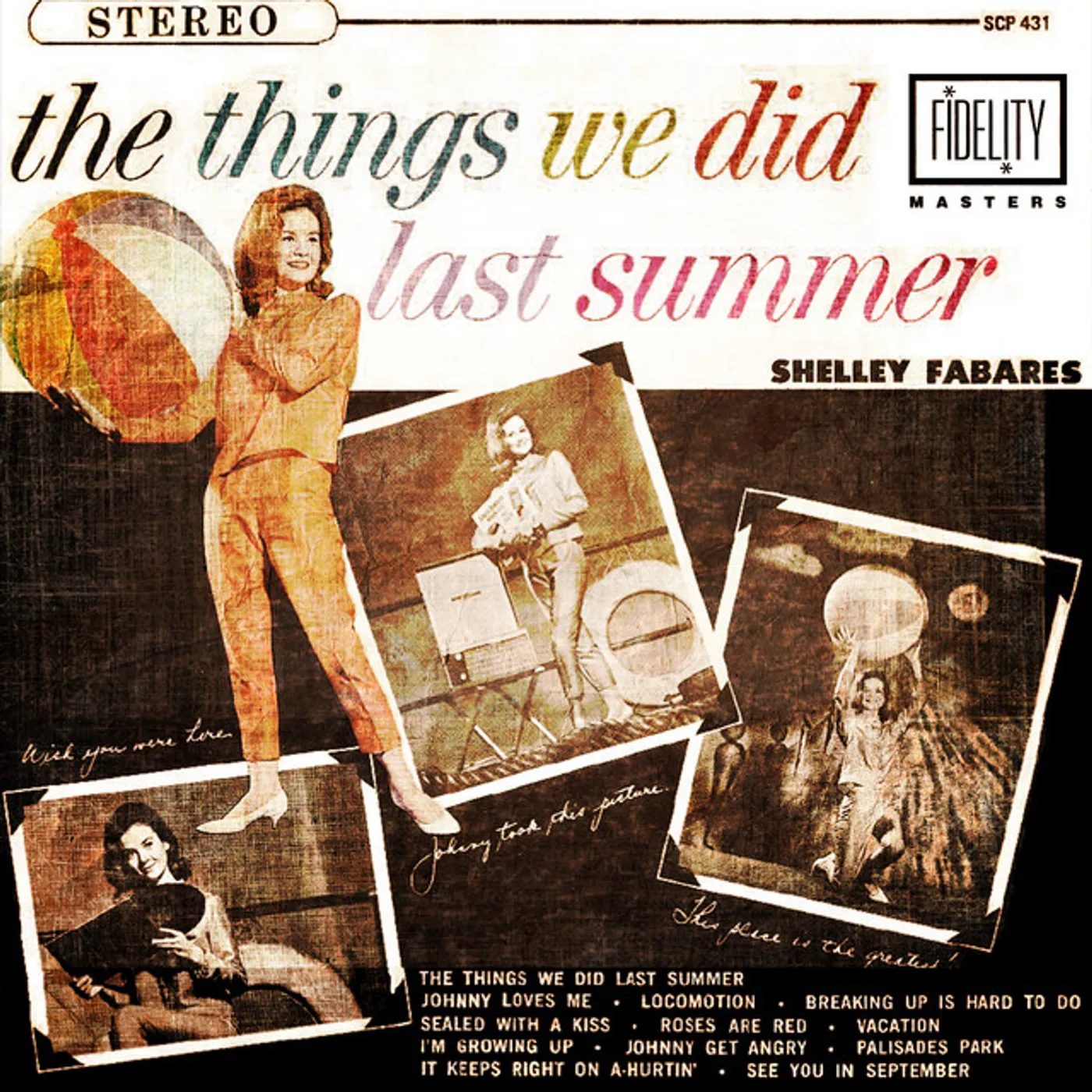 Shelley Fabares THINGS WE DID LAST SUMMER CD