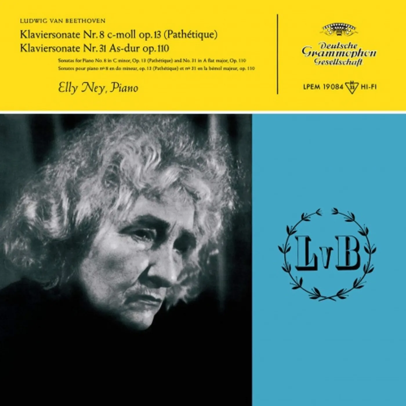 Elly Ney BEETHOVEN PIANO SONATAS NOS. 8 14 23 31 Vinyl Record