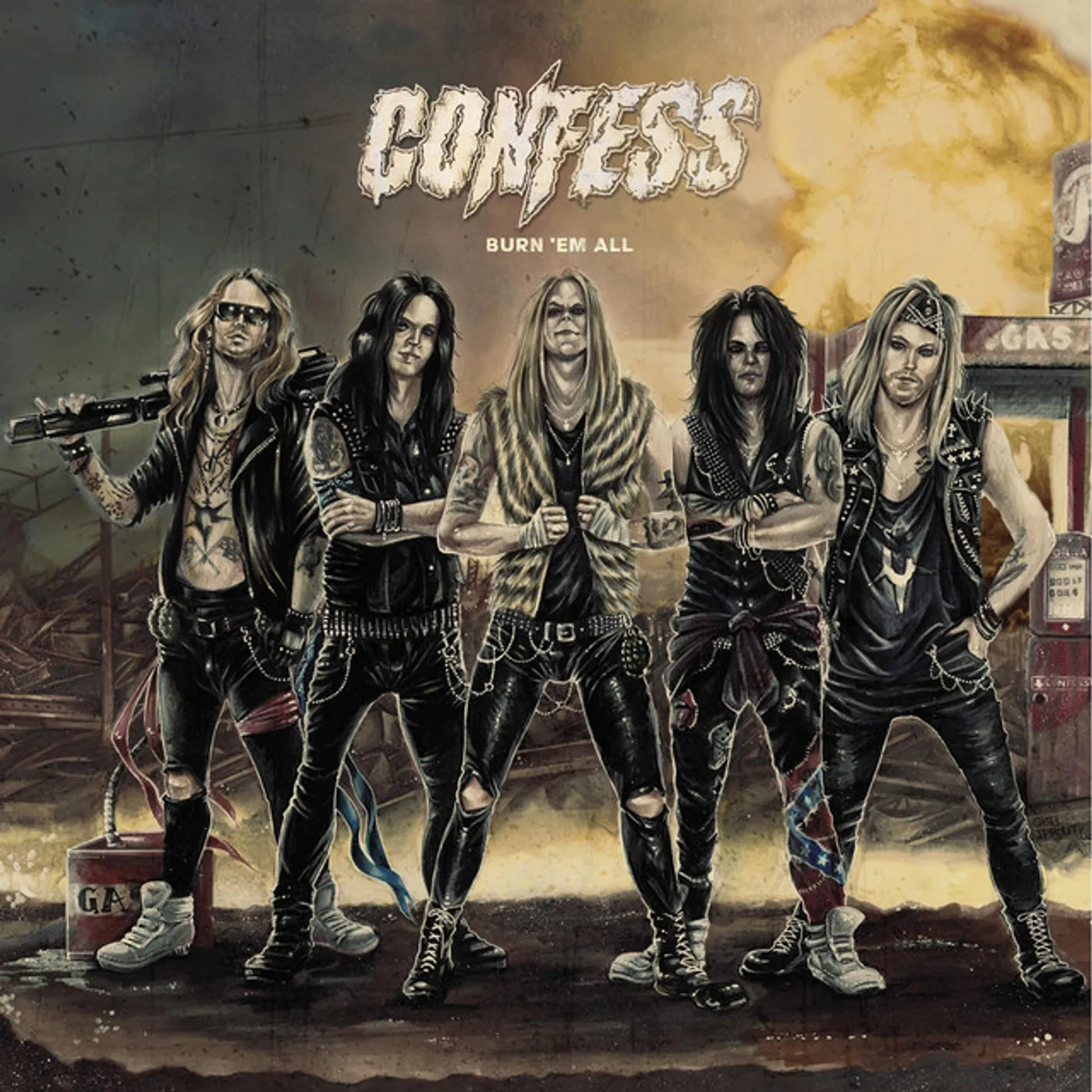 Confess BURN EM ALL CD
