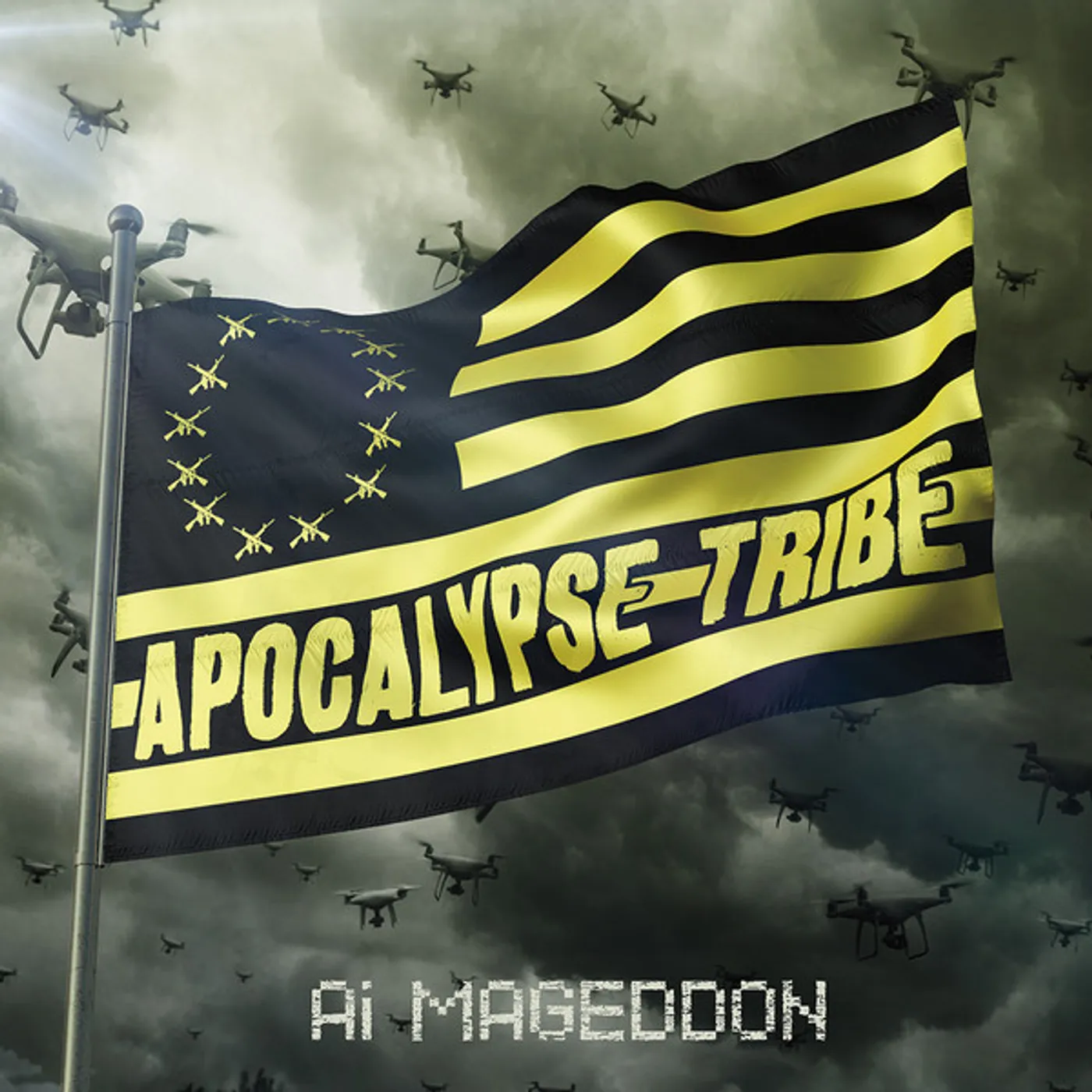 Apocalypse Tribe AI MAGEDDON (CLEAR VINYL) Vinyl Record