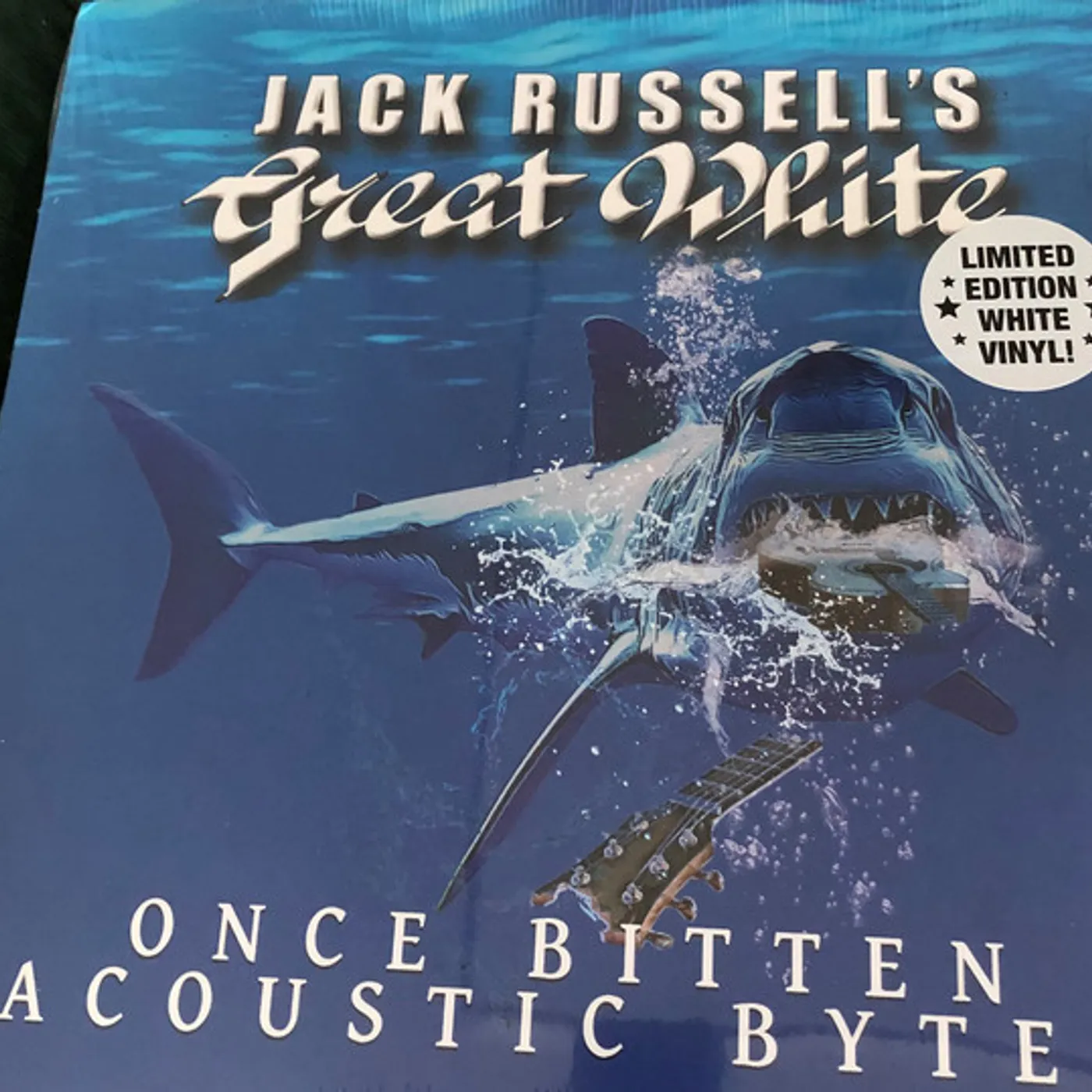Jack Russell's Great White Once Bitten Acoustic Bytes Vinyl Record