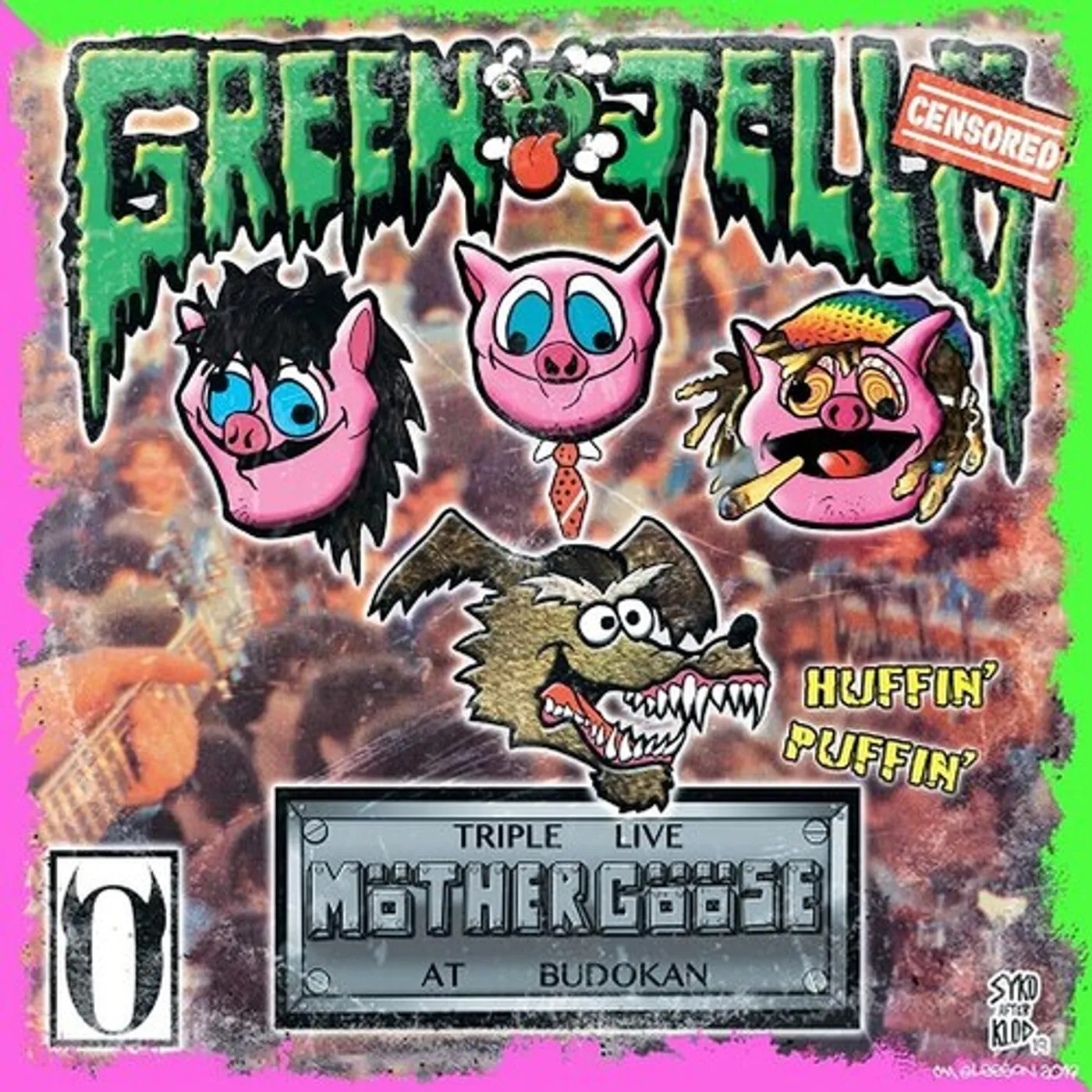 Green Jelly Triple Live Mother Goose At Budokan Vinyl Record