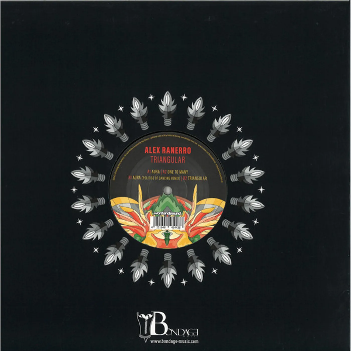 Alex Ranerro Triangular Vinyl Record