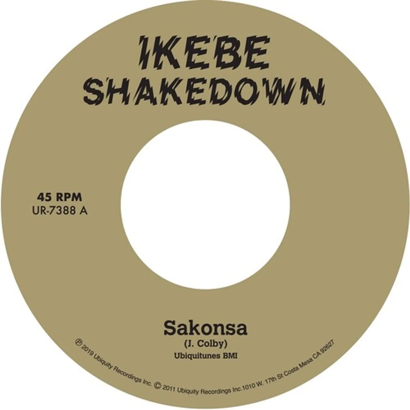Ikebe Shakedown SAKONSA / GREEN AND BLACK Vinyl Record