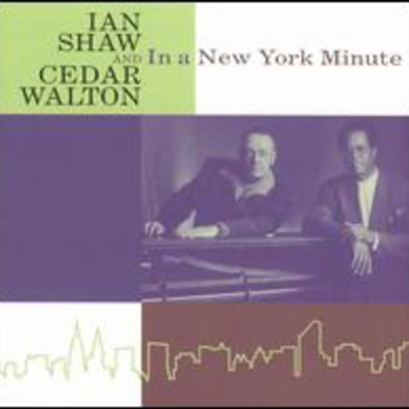 Ian Shaw 765503 IN A NEW YORK MINUTE CD