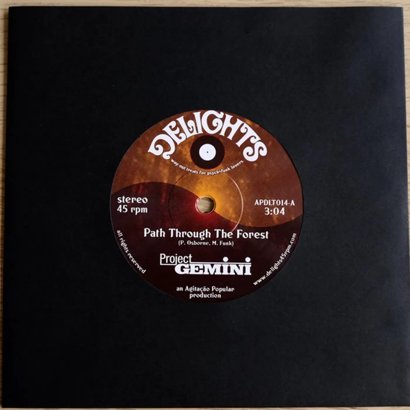 Project Gemini Path Through the Forest / The Ritual Vinyl Record