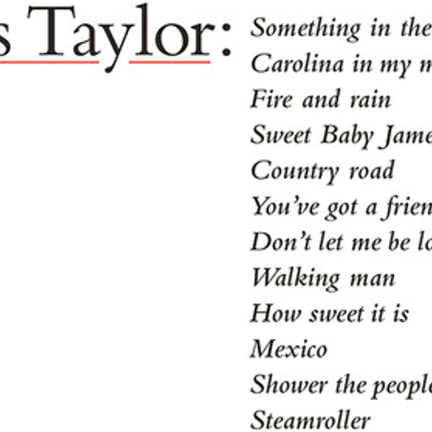 JAMES TAYLOR'S GREATEST HITS (2019 REMASTER) CD