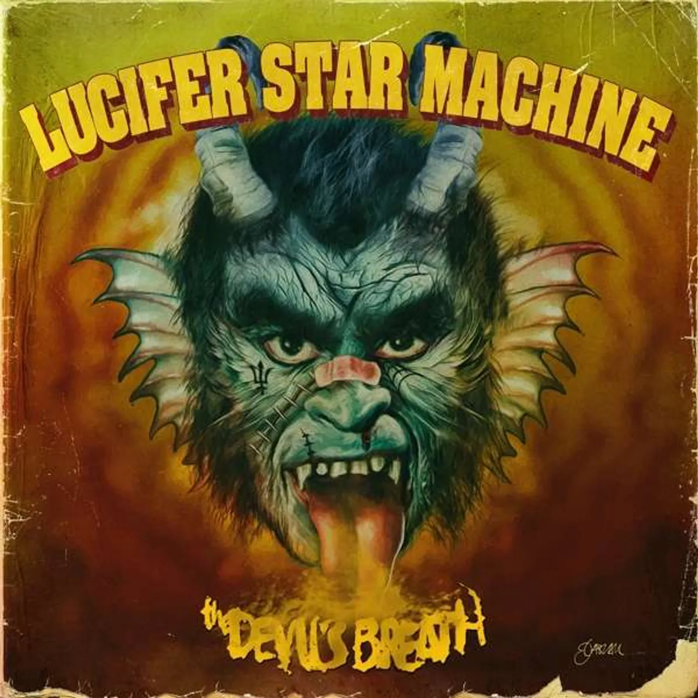 Lucifer Star Machine DEVIL'S BREATH (LIMITED GATEFOLD/RED-YELLOW SPLATTER VINYL) Vinyl Record