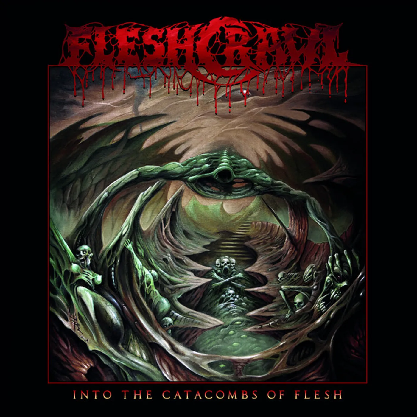 Fleshcrawl INTO THE CATACOMBS OF FLESH CD