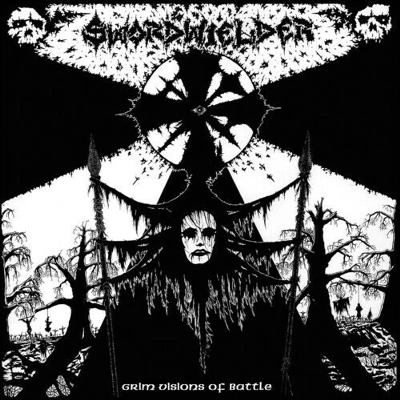SWORDWIELDER GRIM VISIONS OF BATTLE Vinyl Record