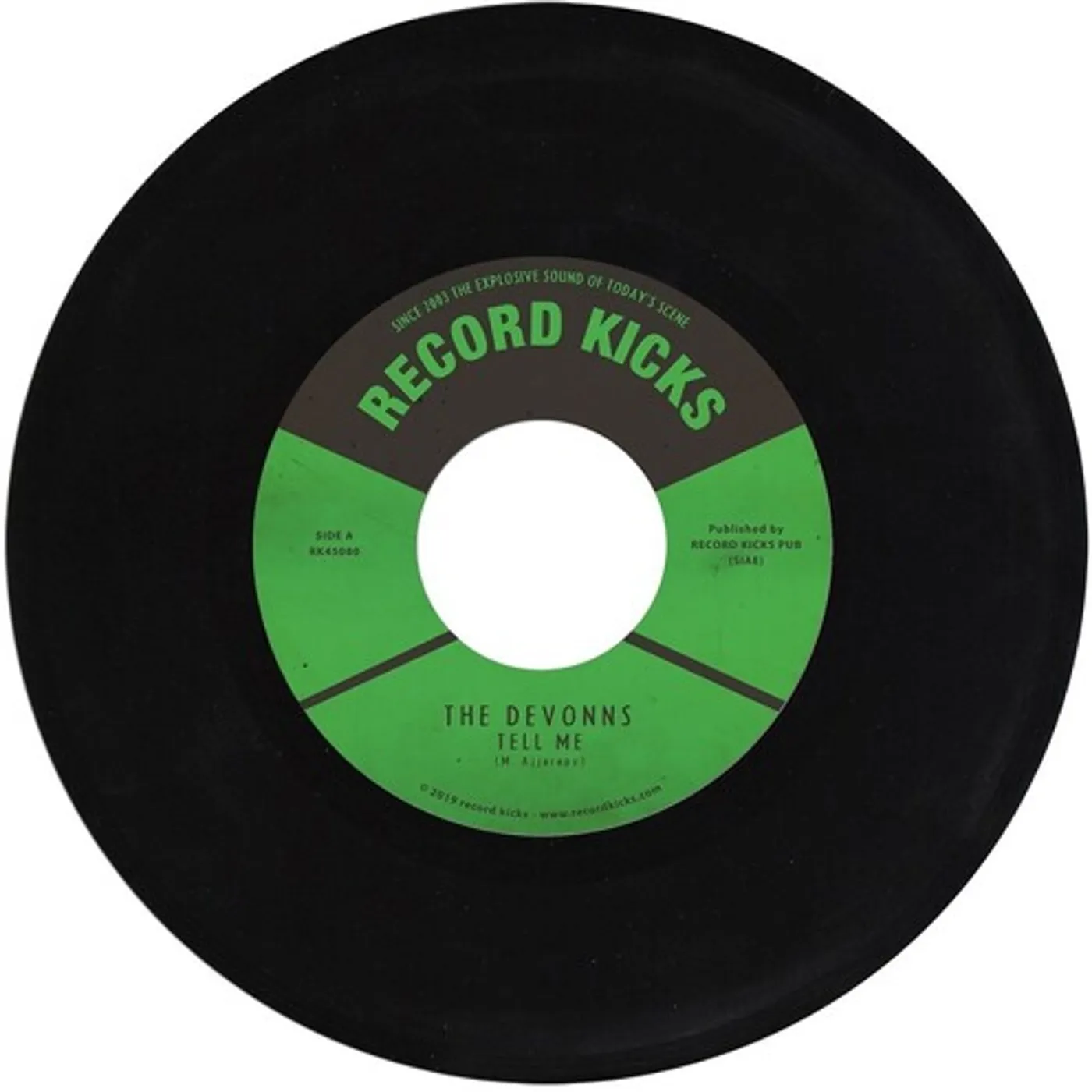 The Devonns TELL ME / TELL ME (INSTRUMENTAL) Vinyl Record