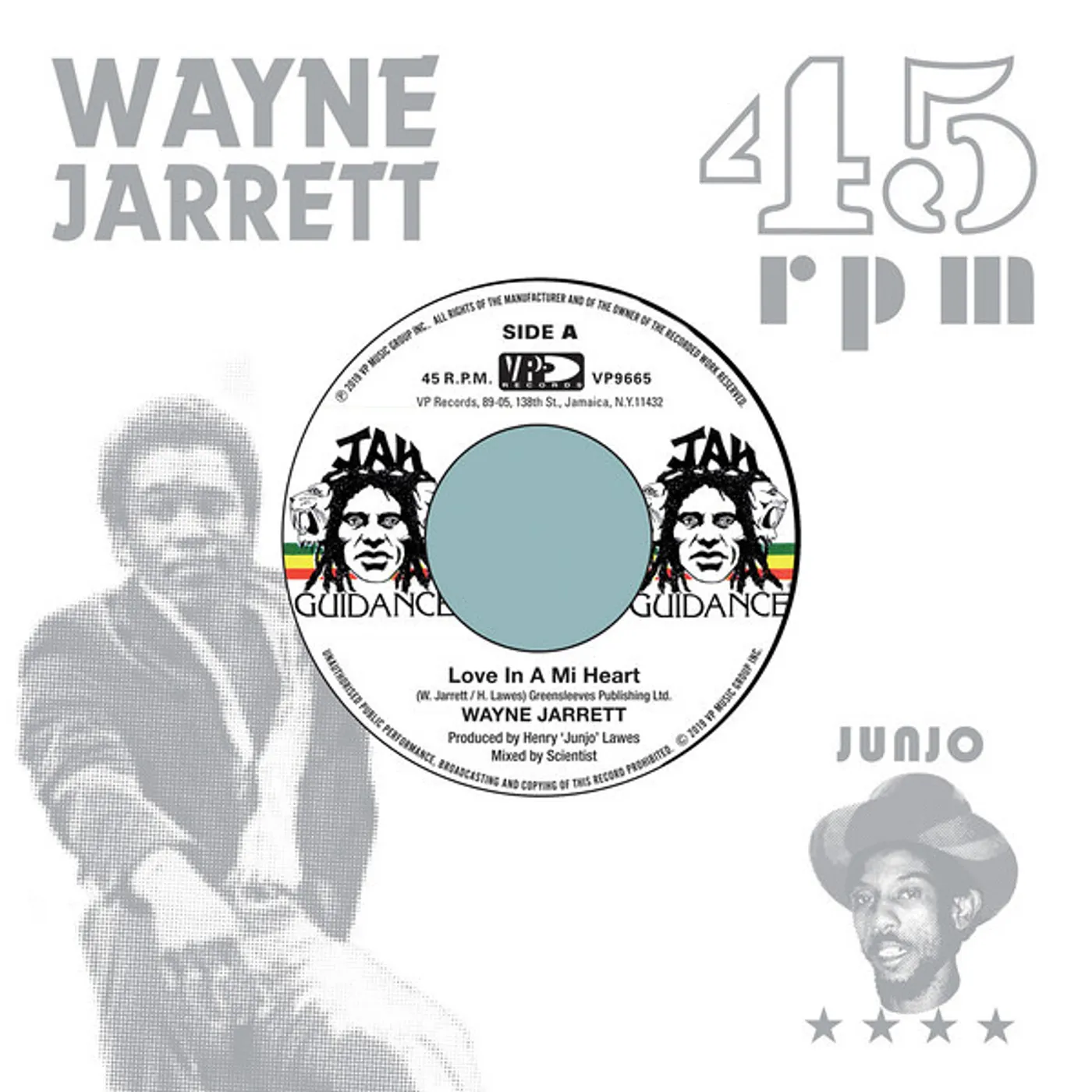 Wayne Jarrett LOVE IN A MI HEART Vinyl Record