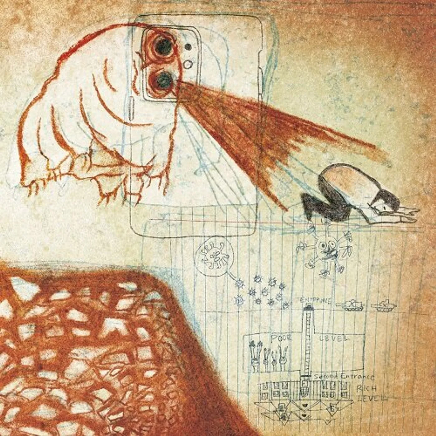 Deerhoof FUTURE TEENAGE CAVE ARTISTS (COLOR VINYL) Vinyl Record