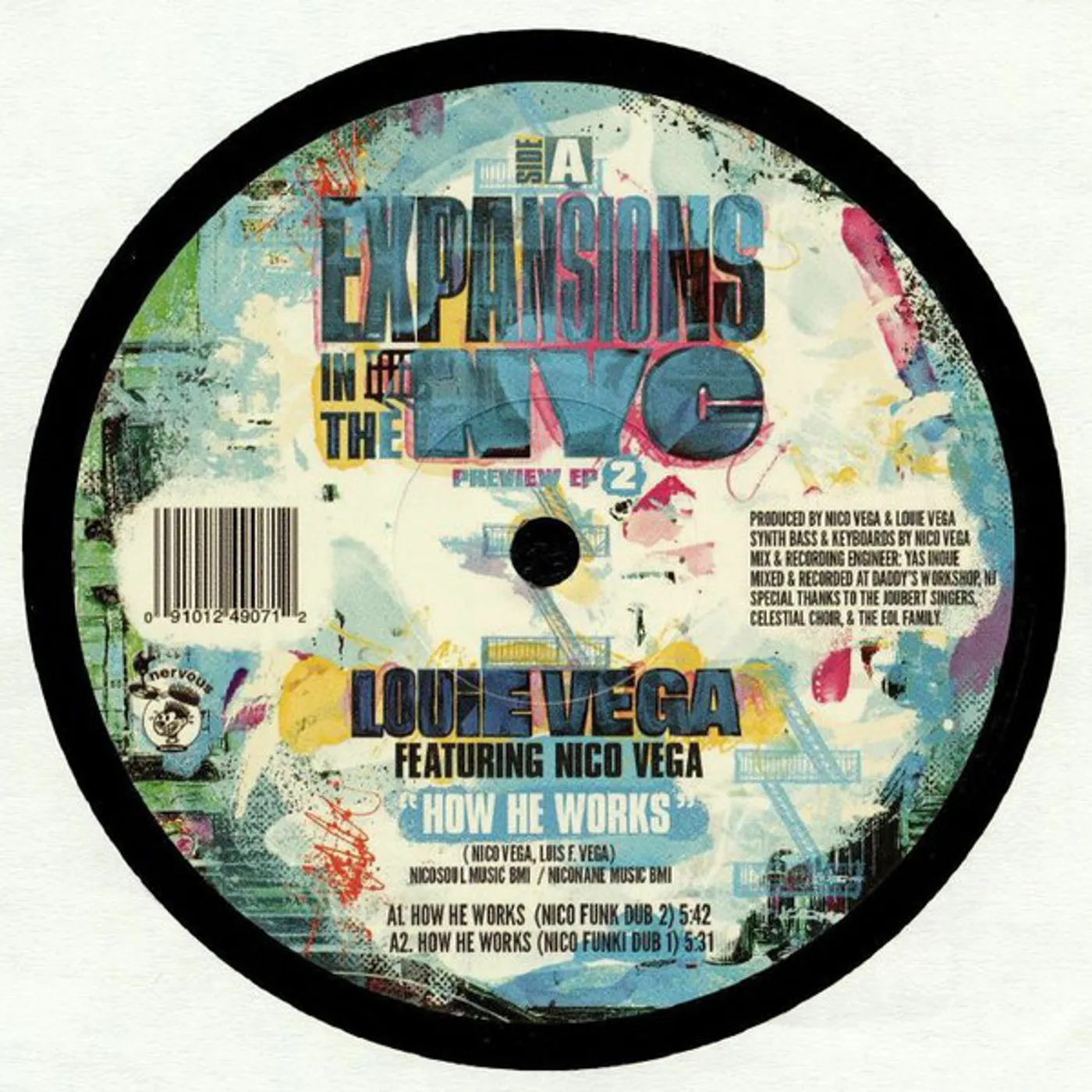 Louie Vega EXPANSIONS IN THE NYC: PREVIEW EP 2 Vinyl Record