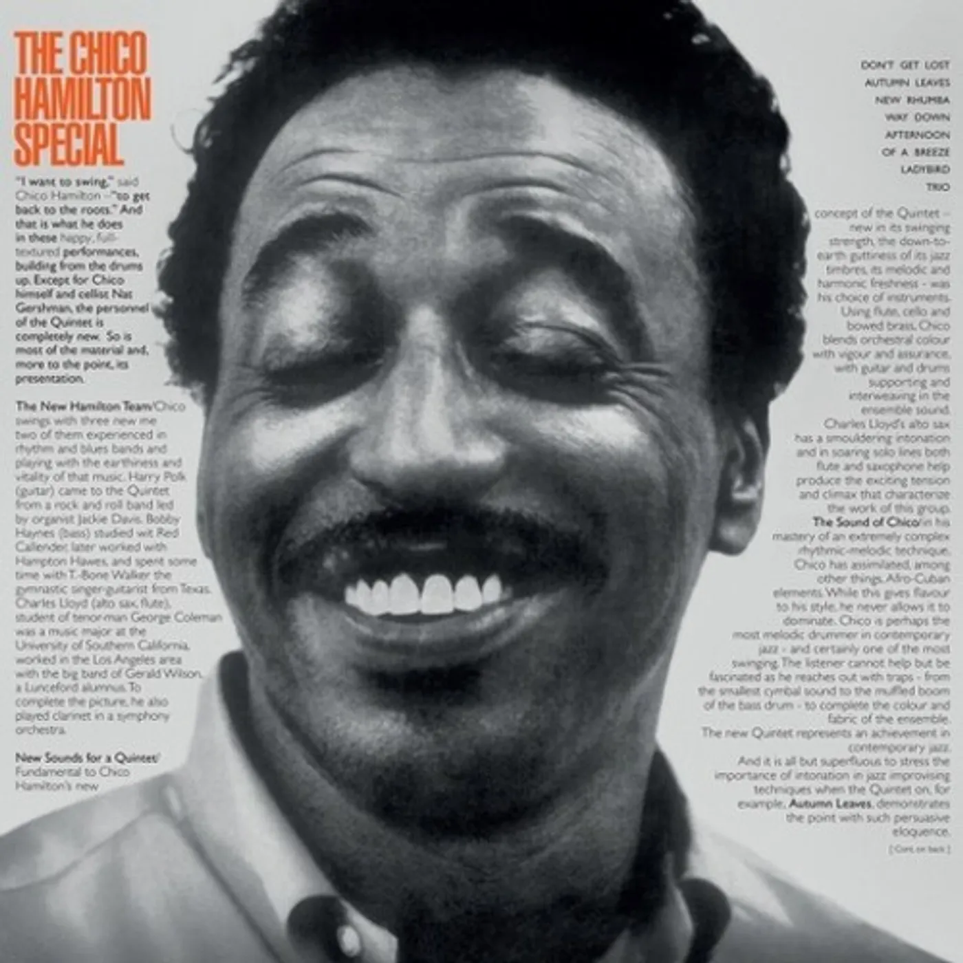 CHICO HAMILTON SPECIAL Vinyl Record