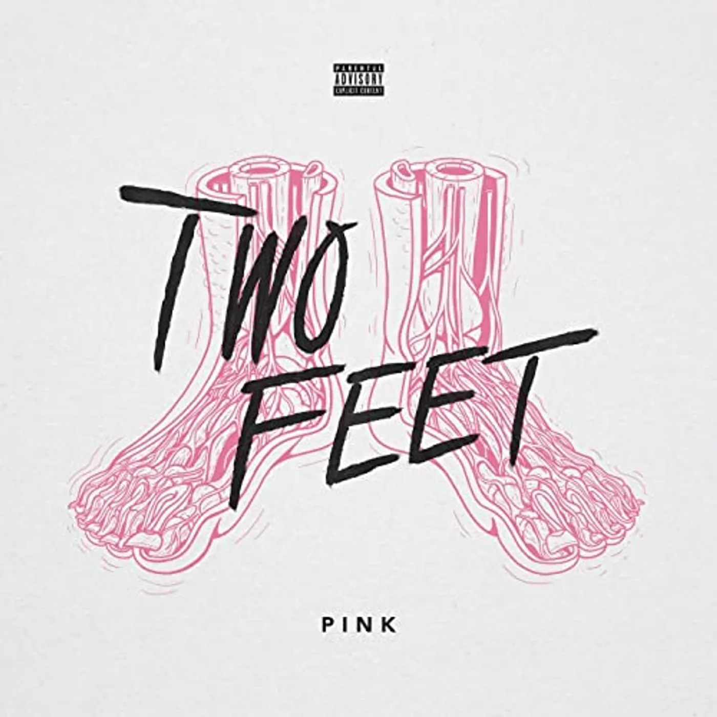 Two Feet Pink Vinyl Record