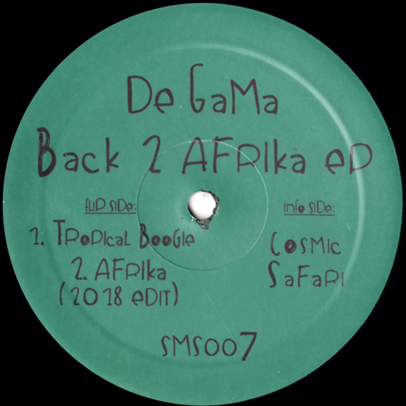 De Gama BACK 2 AFRIKA Vinyl Record
