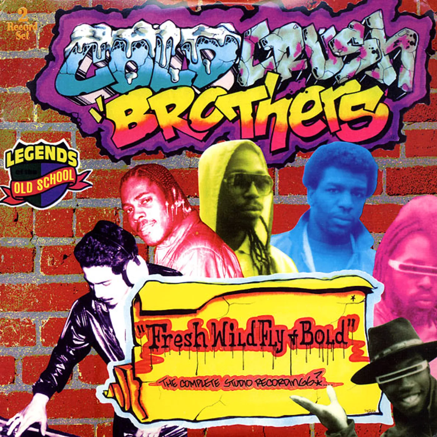 Cold Crush Brothers FRESH WILD FLY & BOLD (COMPLETE STUDIO RECORDINGS) Vinyl Record